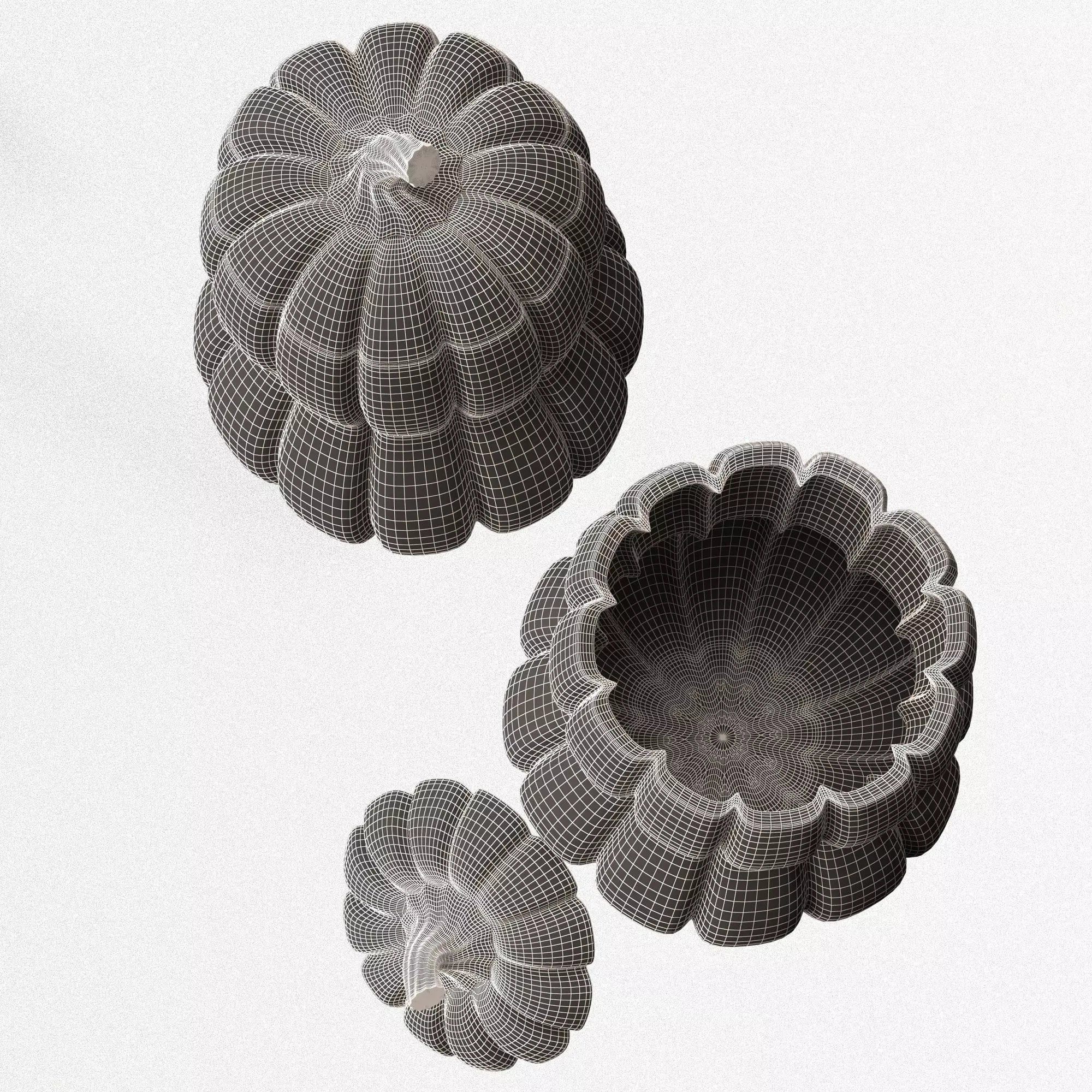 Pumpkin Candy Container 3D print model_10