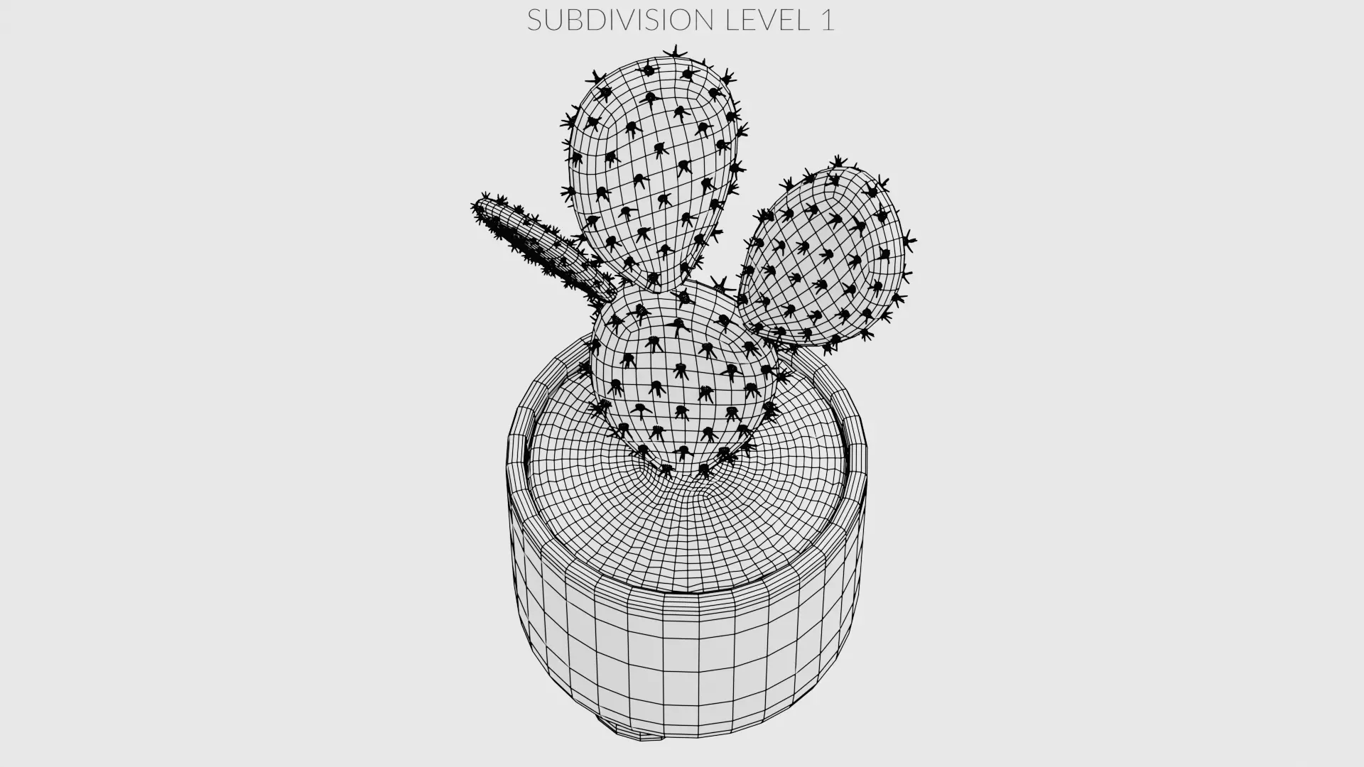 8 Plants in Pots - Indoor Greenery Collection Low-poly 3D model_46