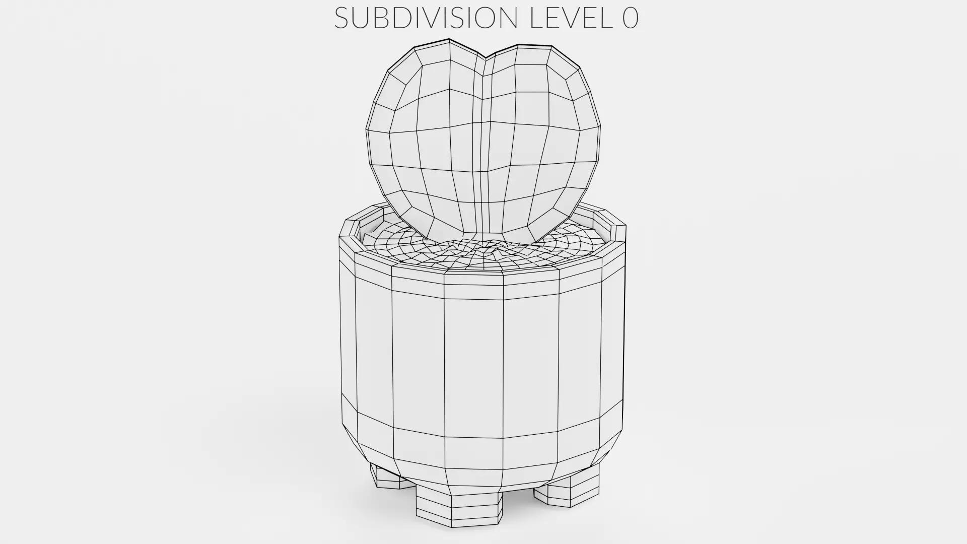 8 Plants in Pots - Indoor Greenery Collection Low-poly 3D model_38