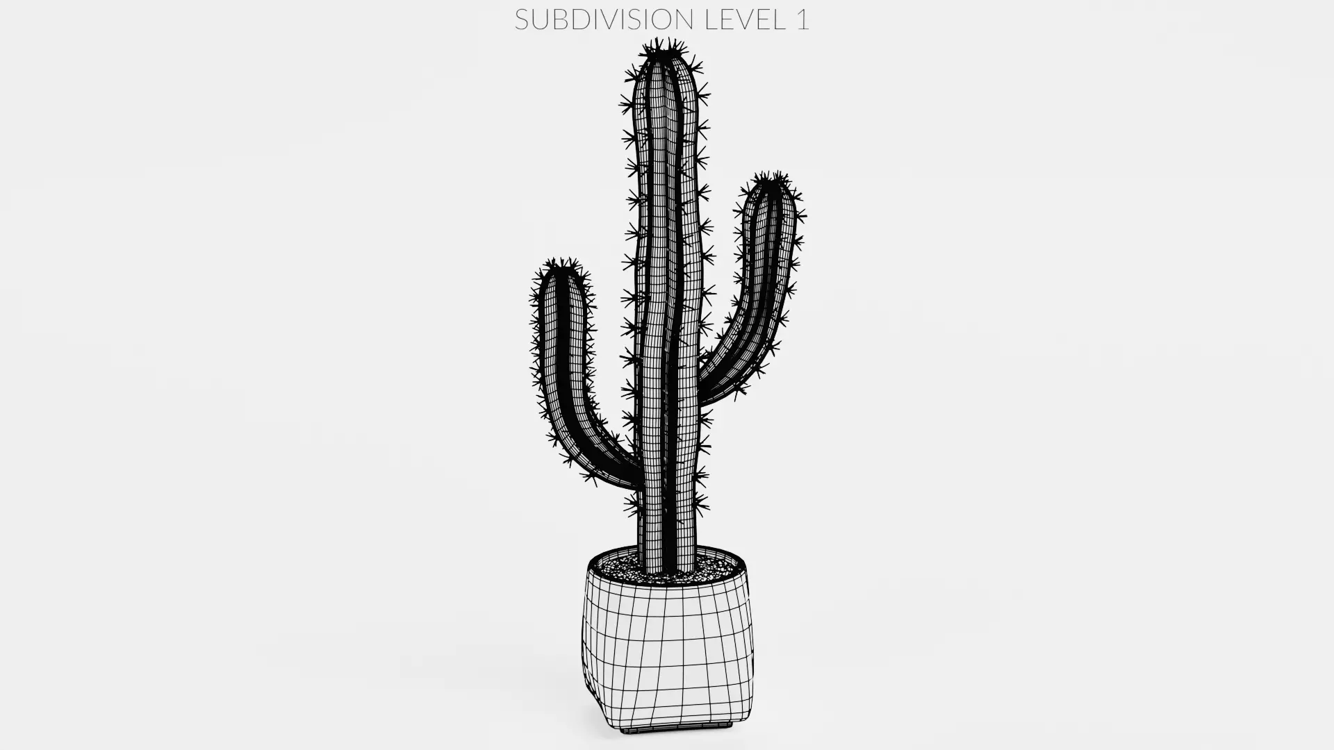 8 Plants in Pots - Indoor Greenery Collection Low-poly 3D model_49