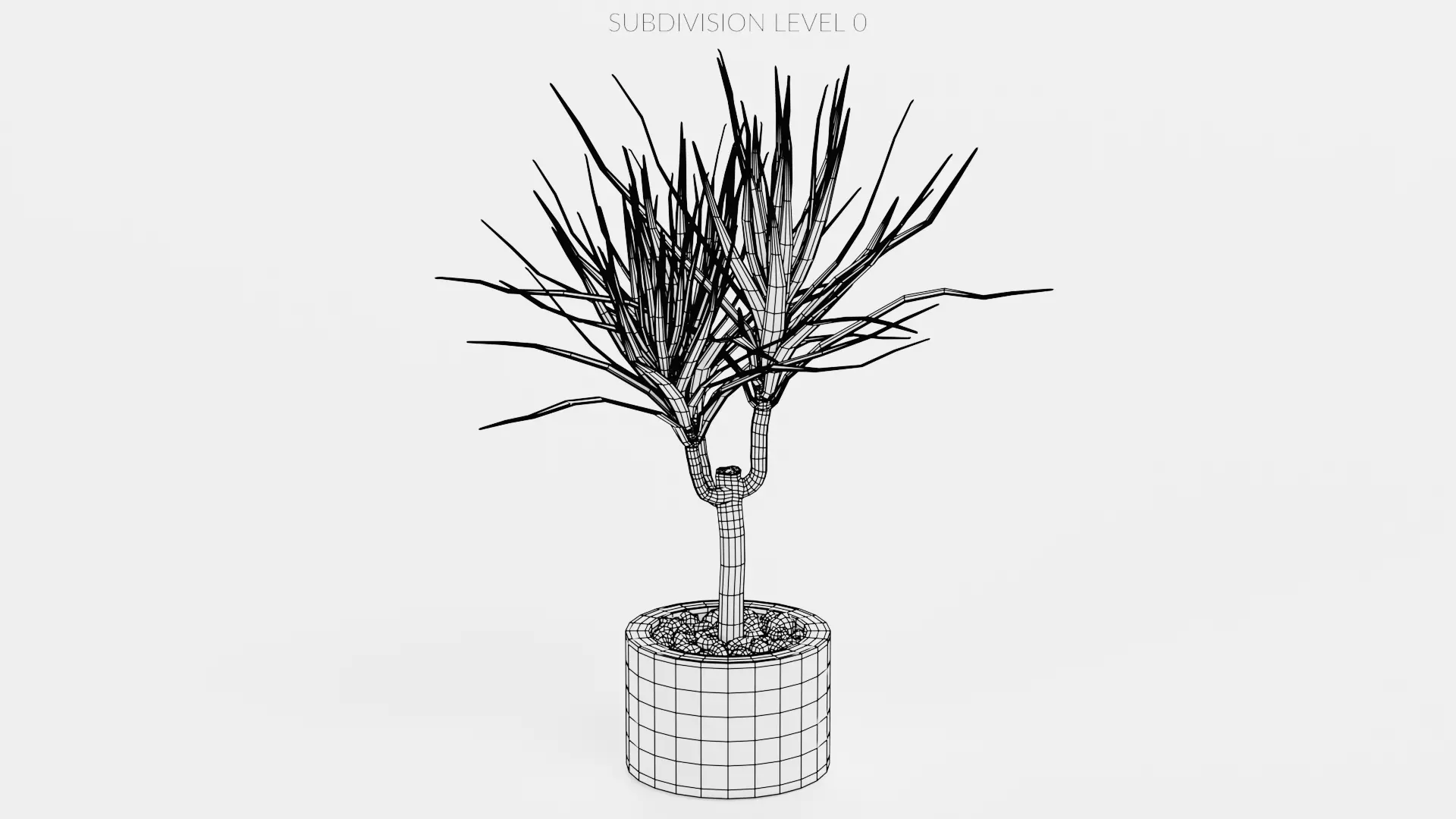 8 Plants in Pots - Indoor Greenery Collection Low-poly 3D model_26