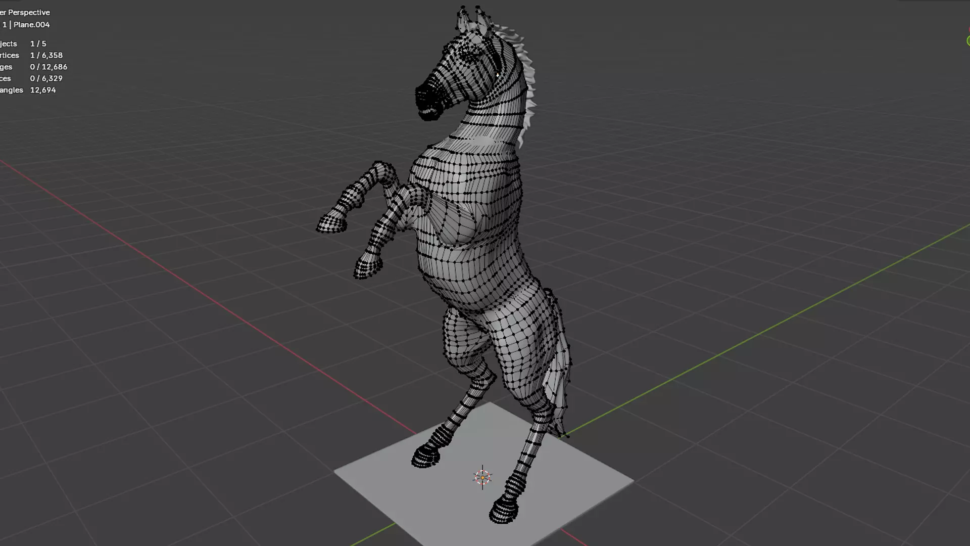 Pferd 3D model_1