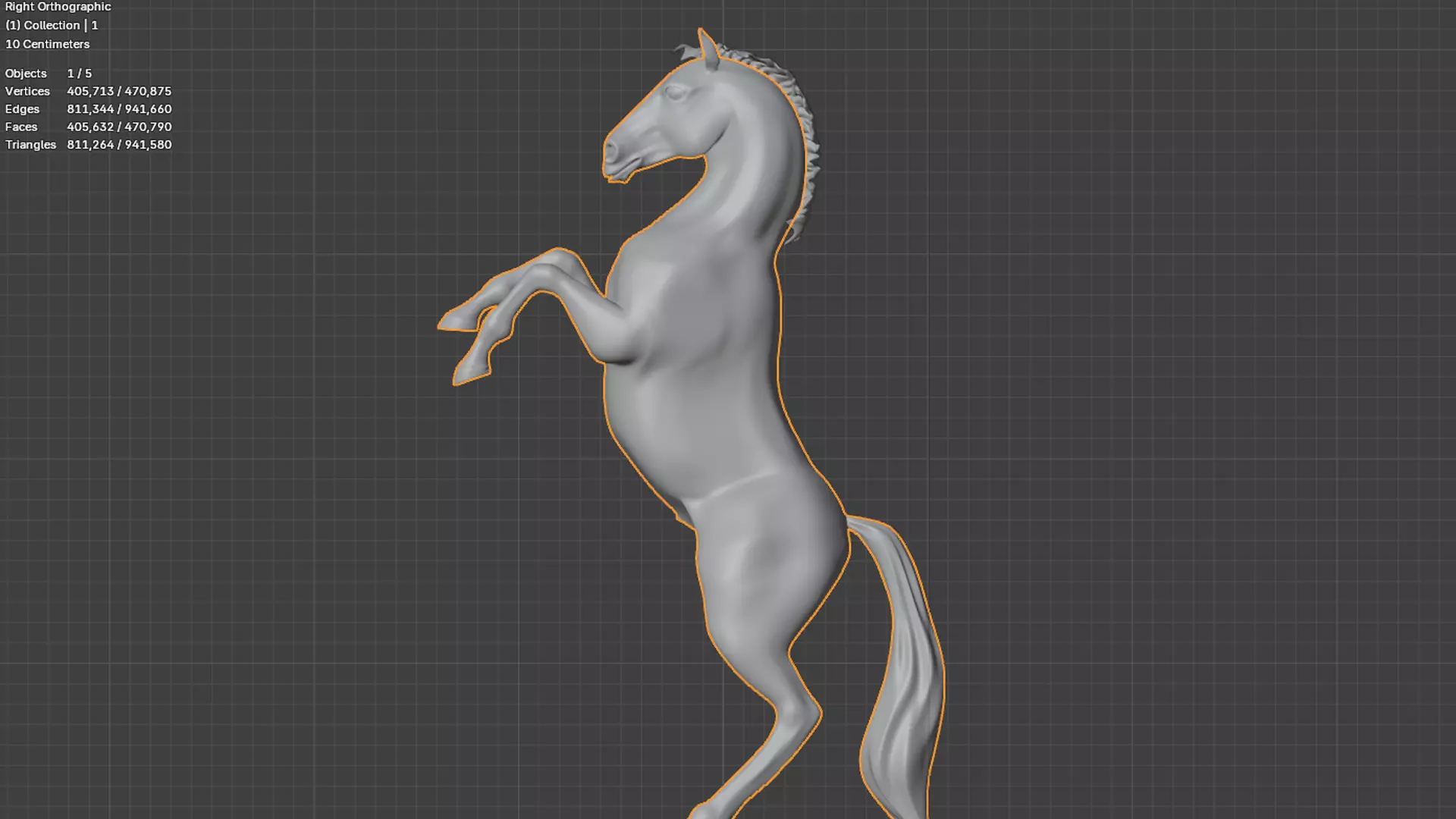 Pferd 3D model_3