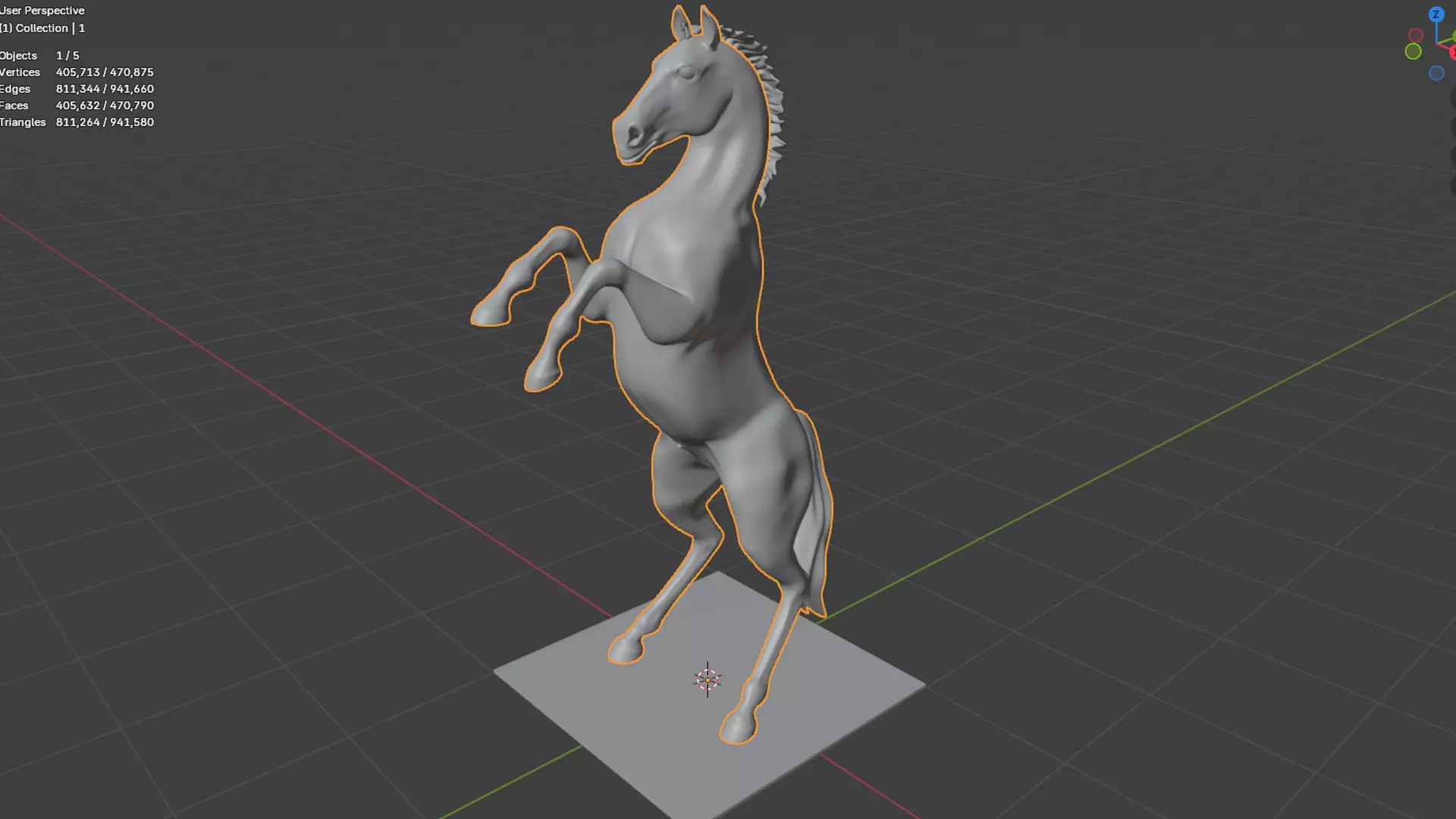 Pferd 3D model_2