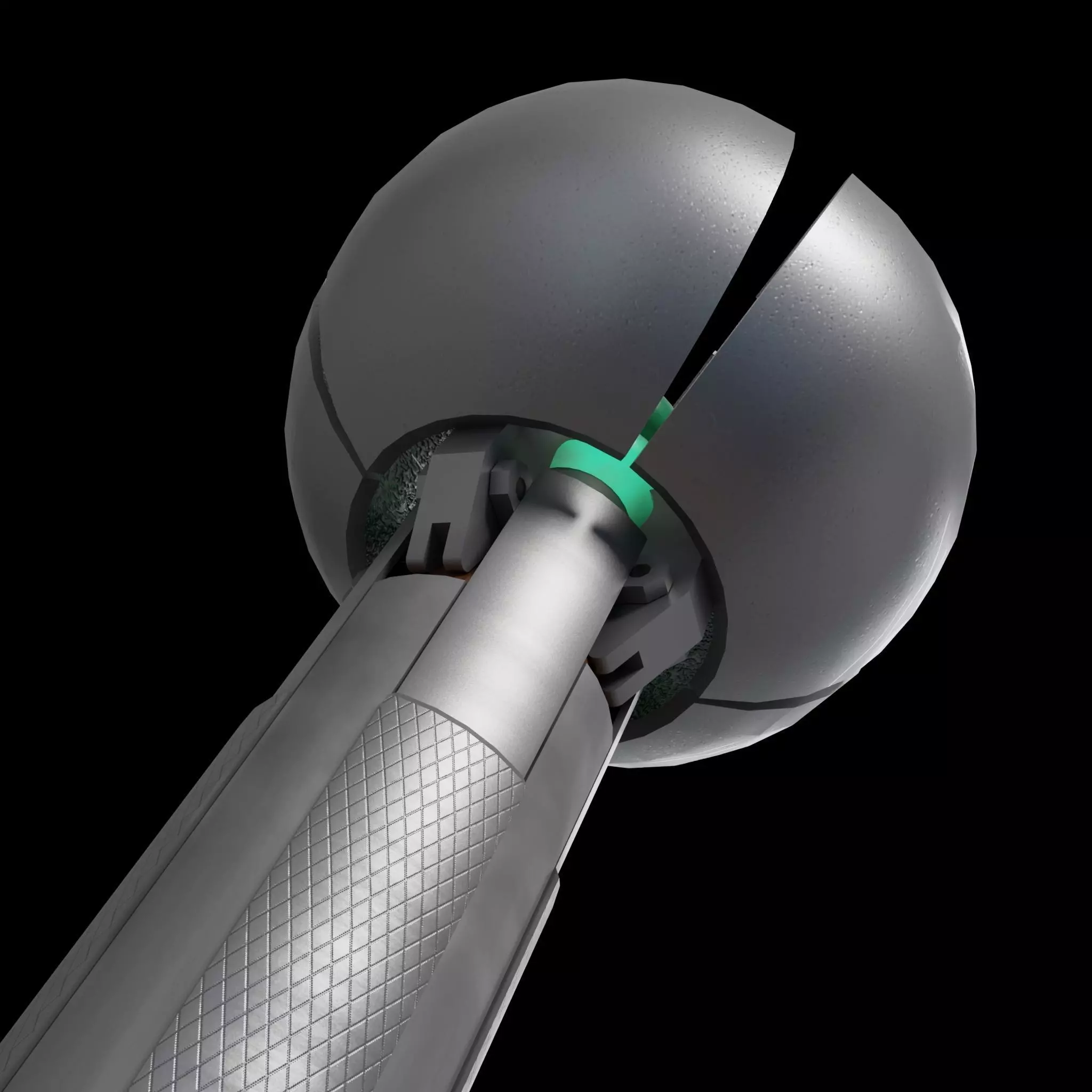 Sonic Cane 3D model_2