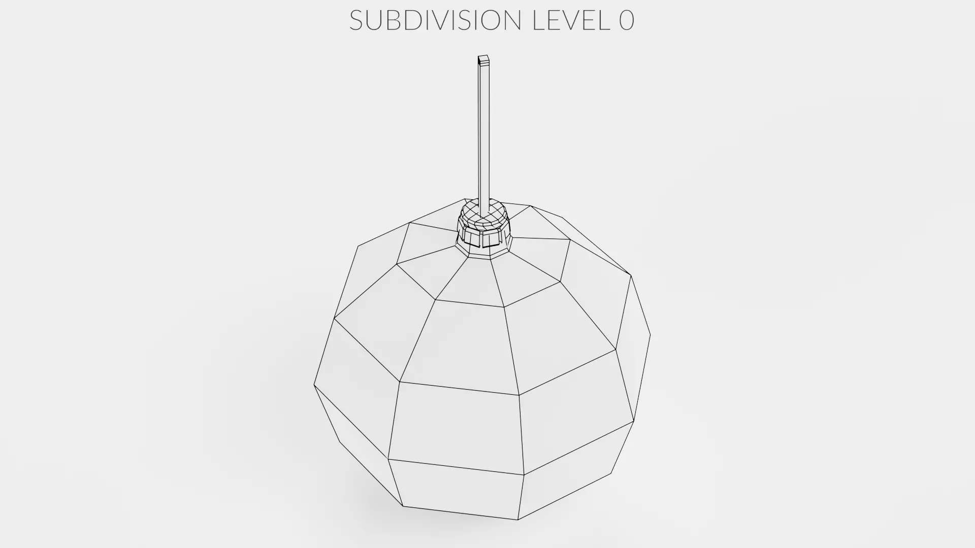 Christmas Ball Ornament V1 Low-poly 3D model_9