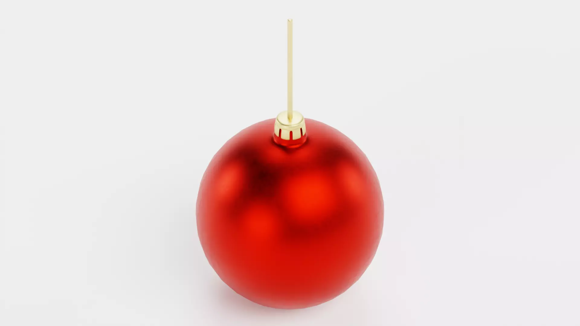 Christmas Ball Ornament V1 Low-poly 3D model_3
