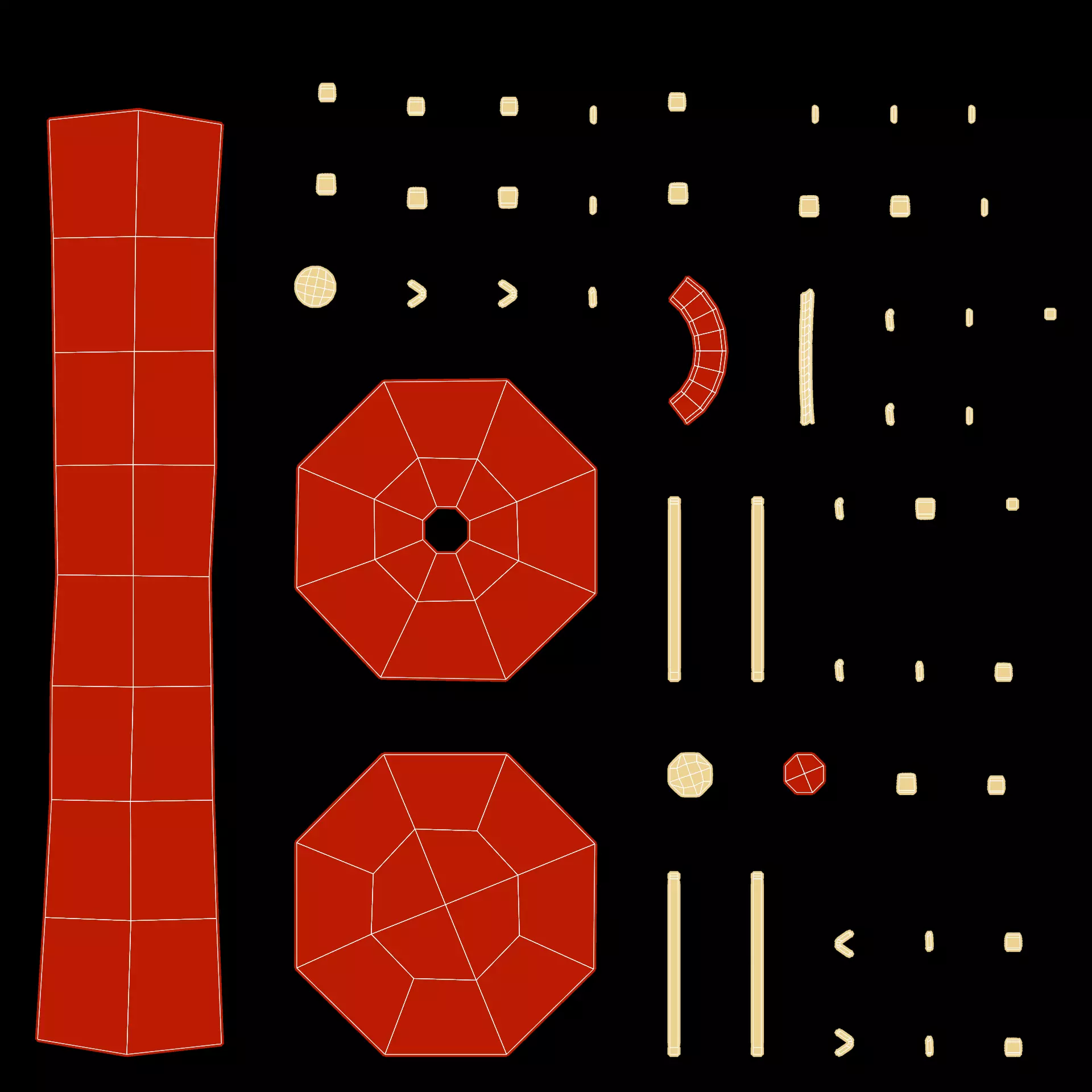 Christmas Ball Ornament V1 Low-poly 3D model_6