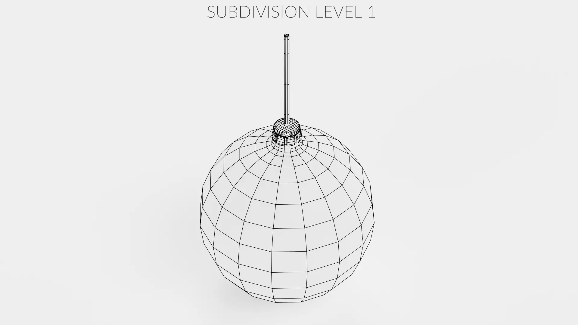 Christmas Ball Ornament V1 Low-poly 3D model_10