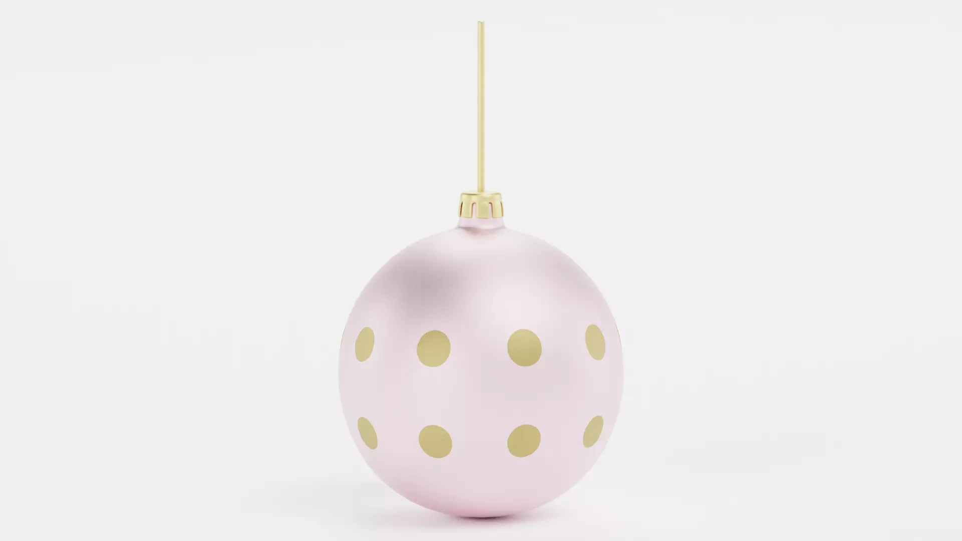 Christmas Ball Ornament V2 Low-poly 3D model