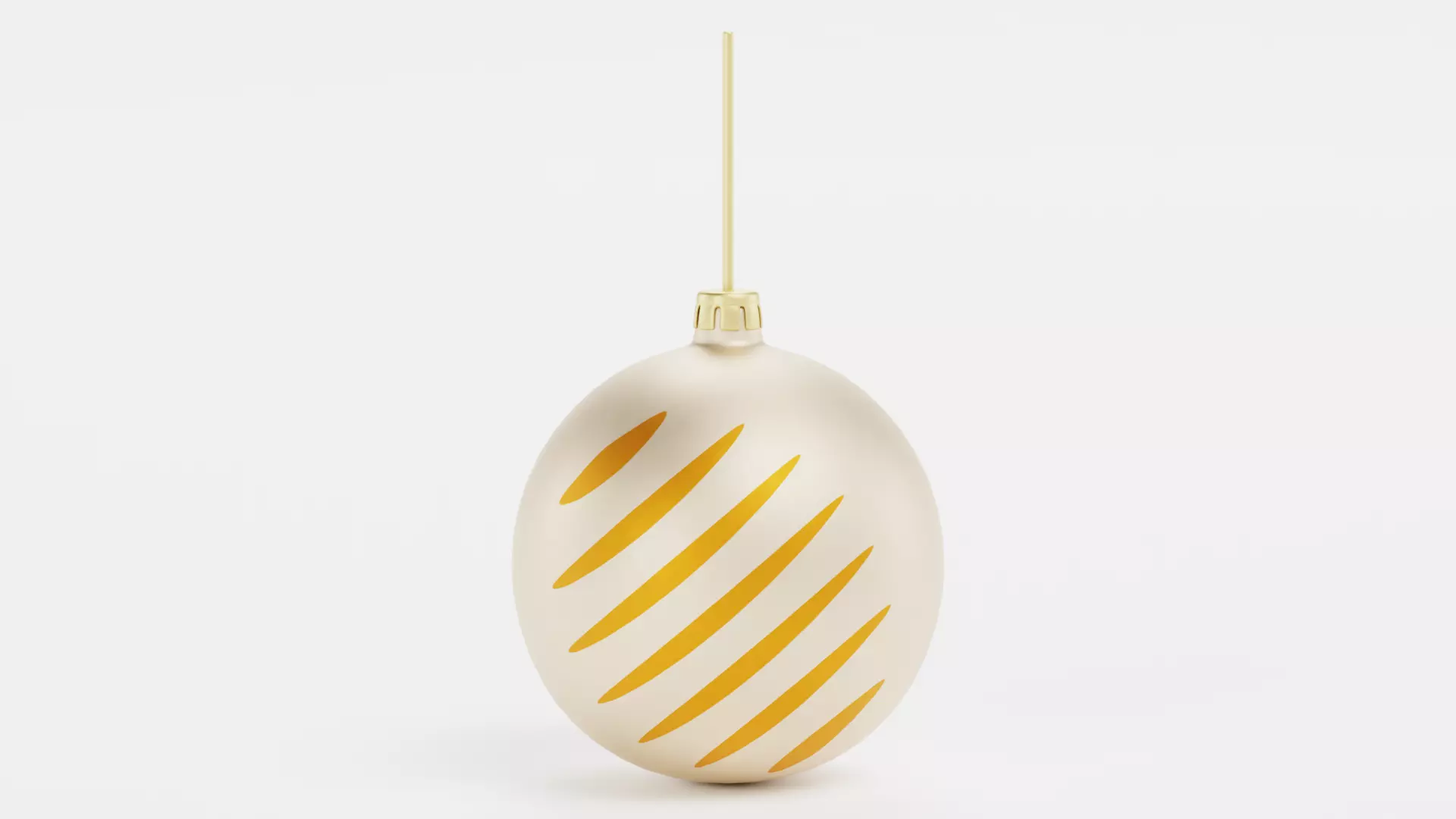 Christmas Ball Ornament V3 Low-poly 3D model