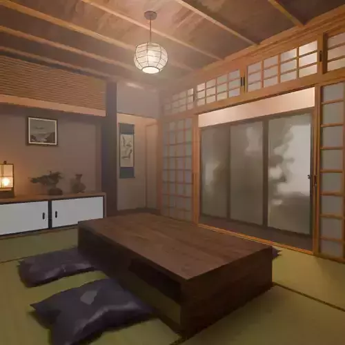 Japanese Serenity Room
