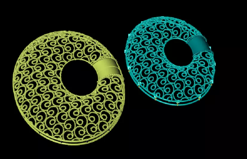 Fusion Quwaiti Pendant Set 01 3D print model_2