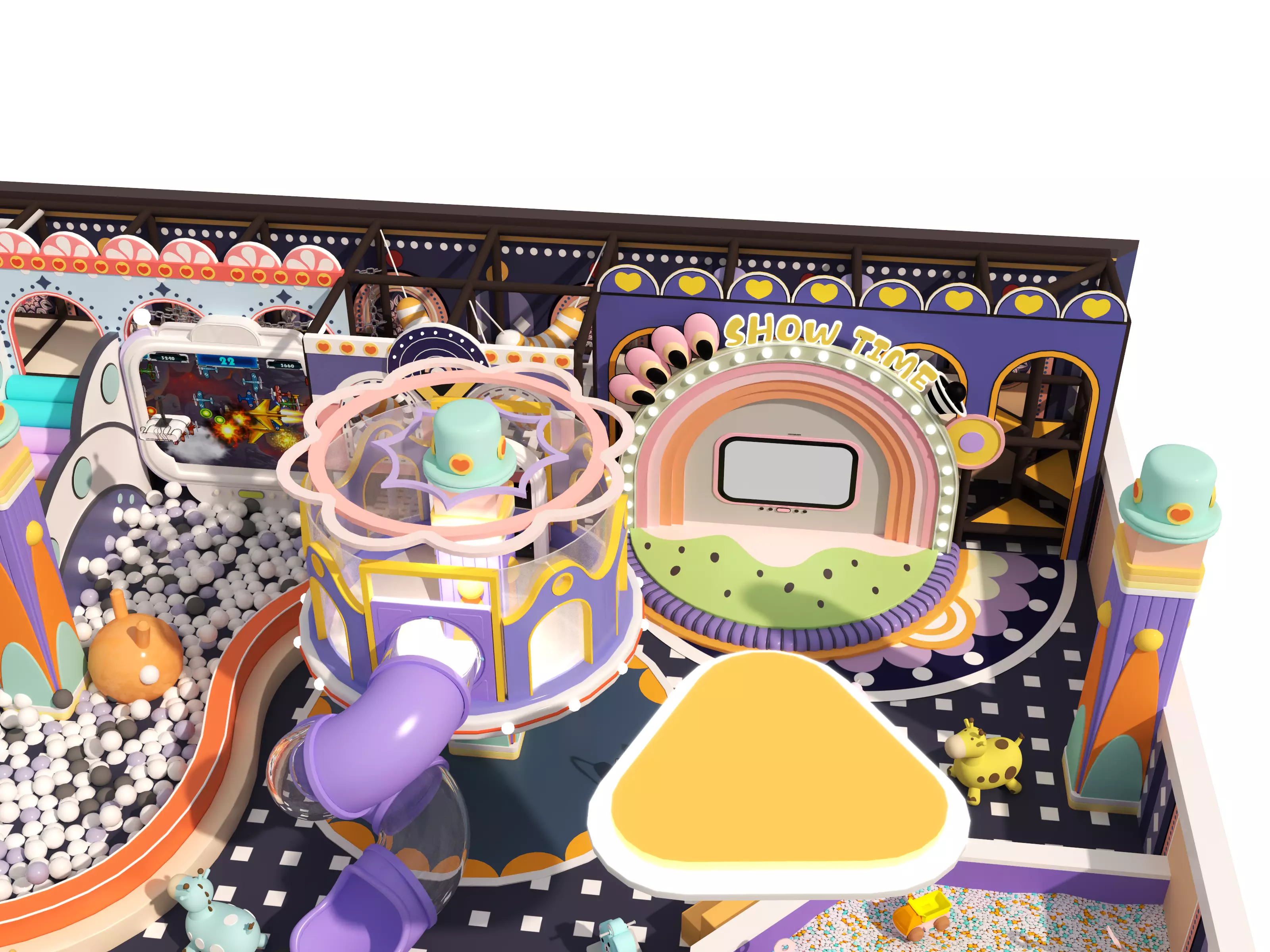 Children playground 3D model_6