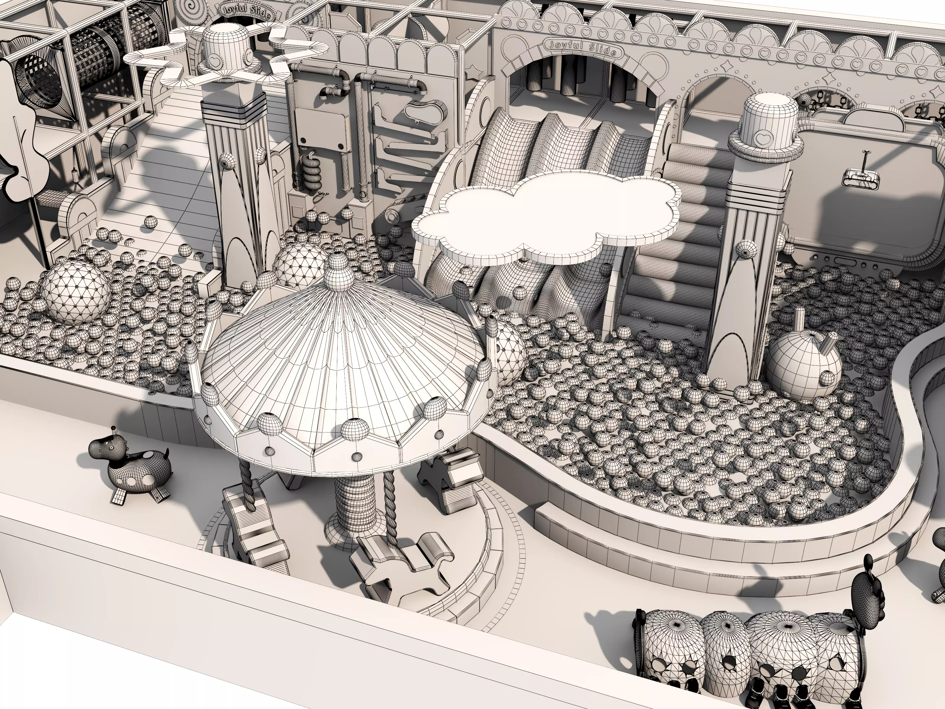 Children playground 3D model_20