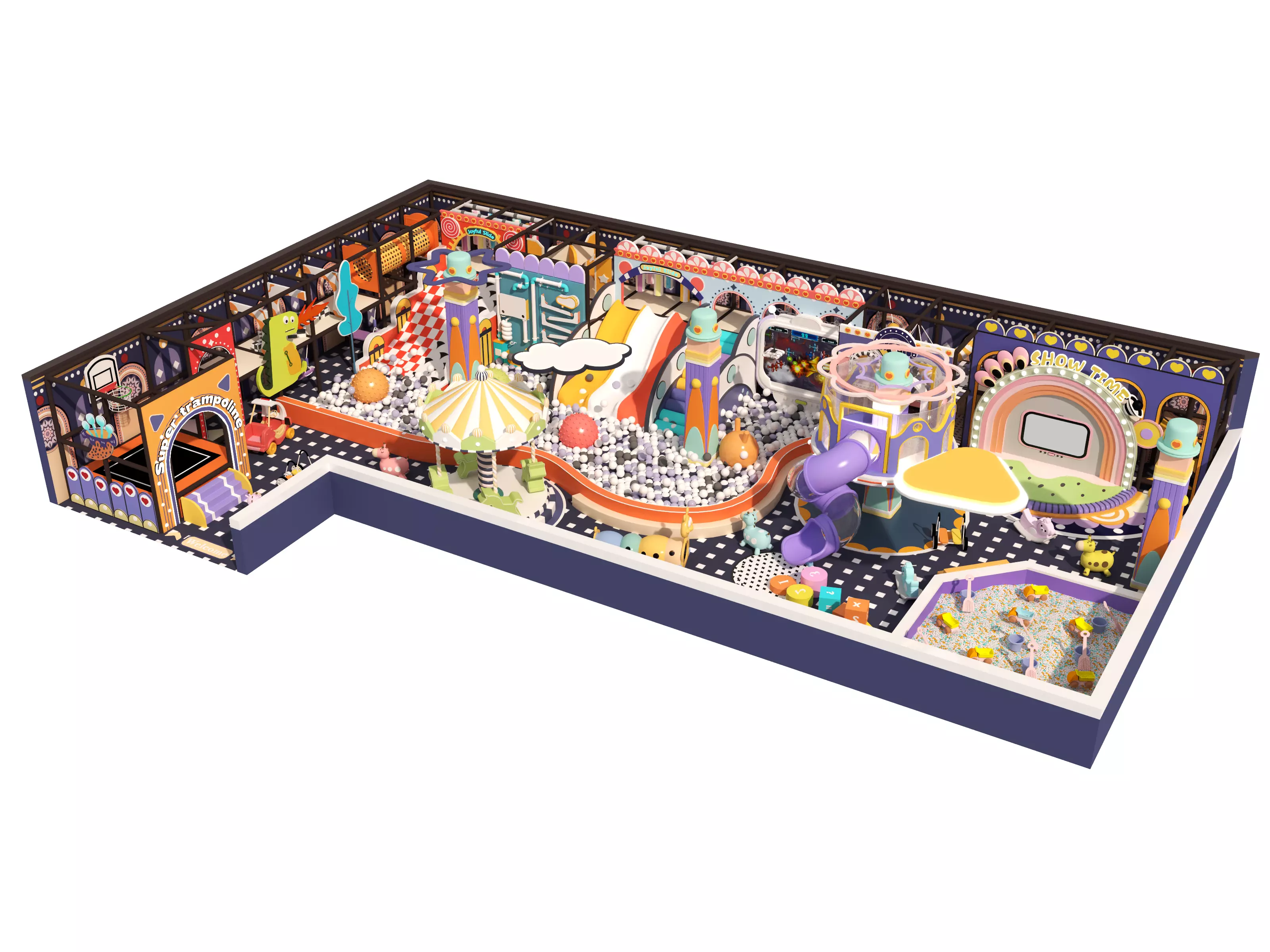 Children playground 3D model_0