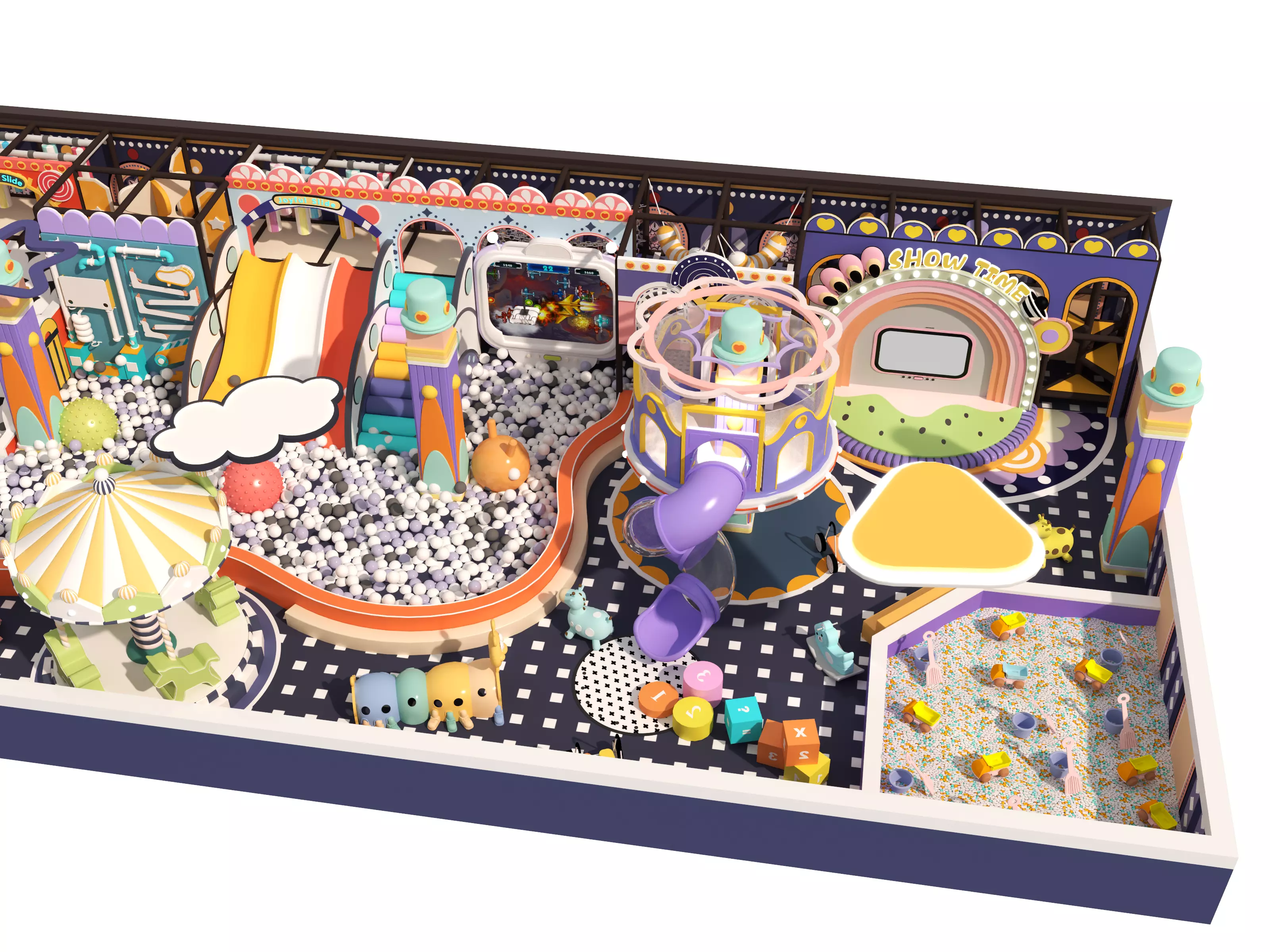 Children playground 3D model_4