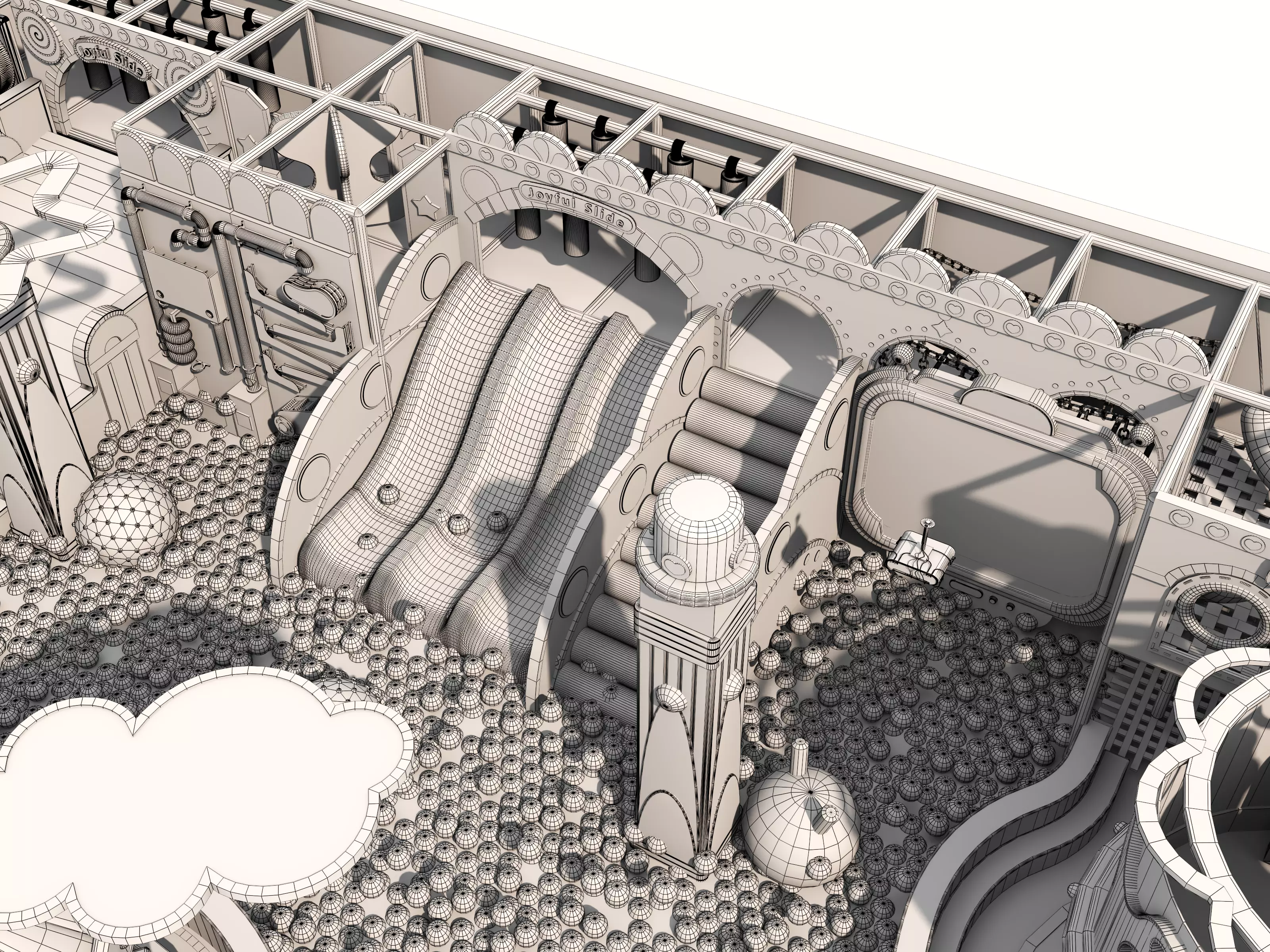 Children playground 3D model_24