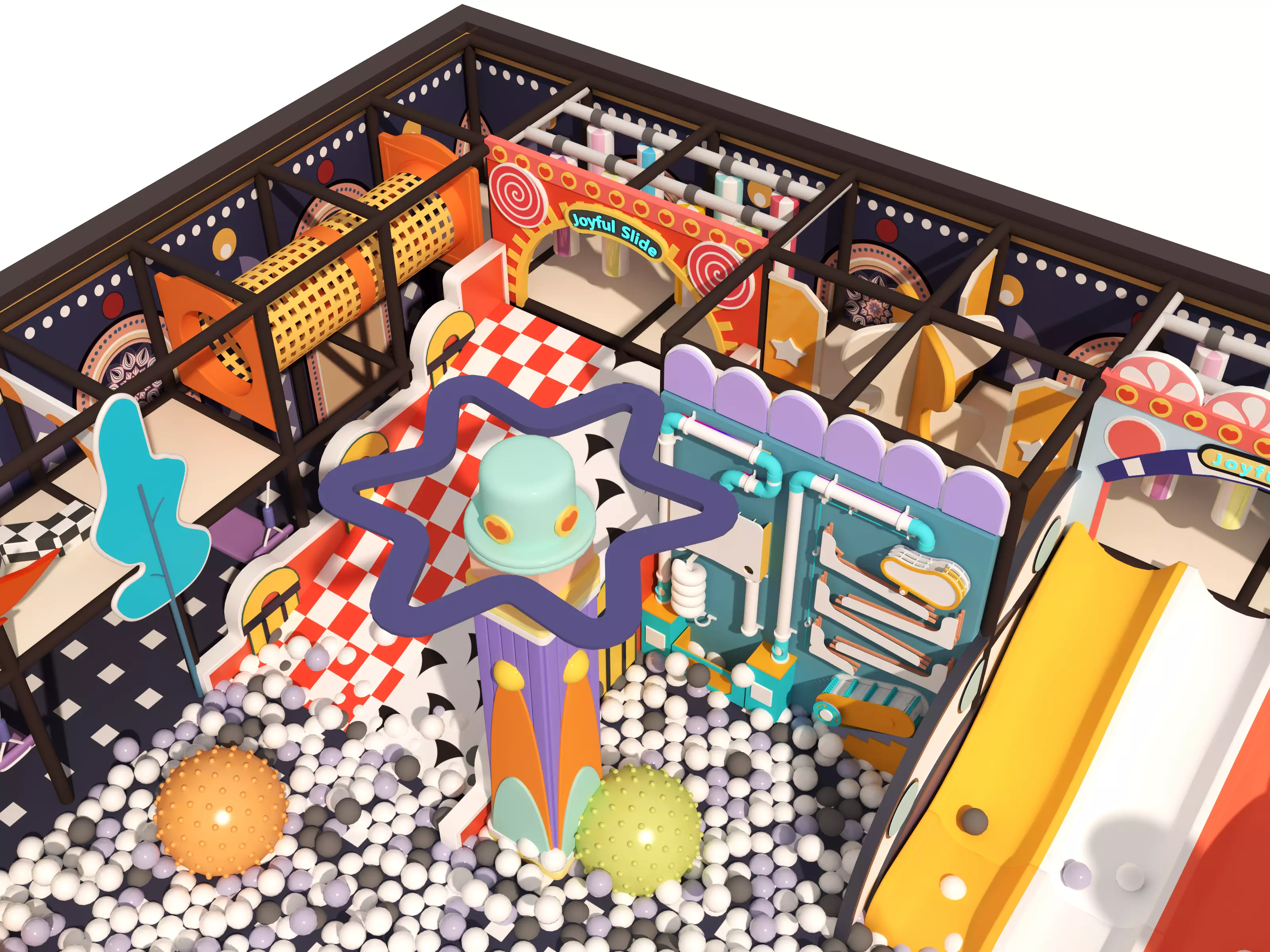 Children playground 3D model_5