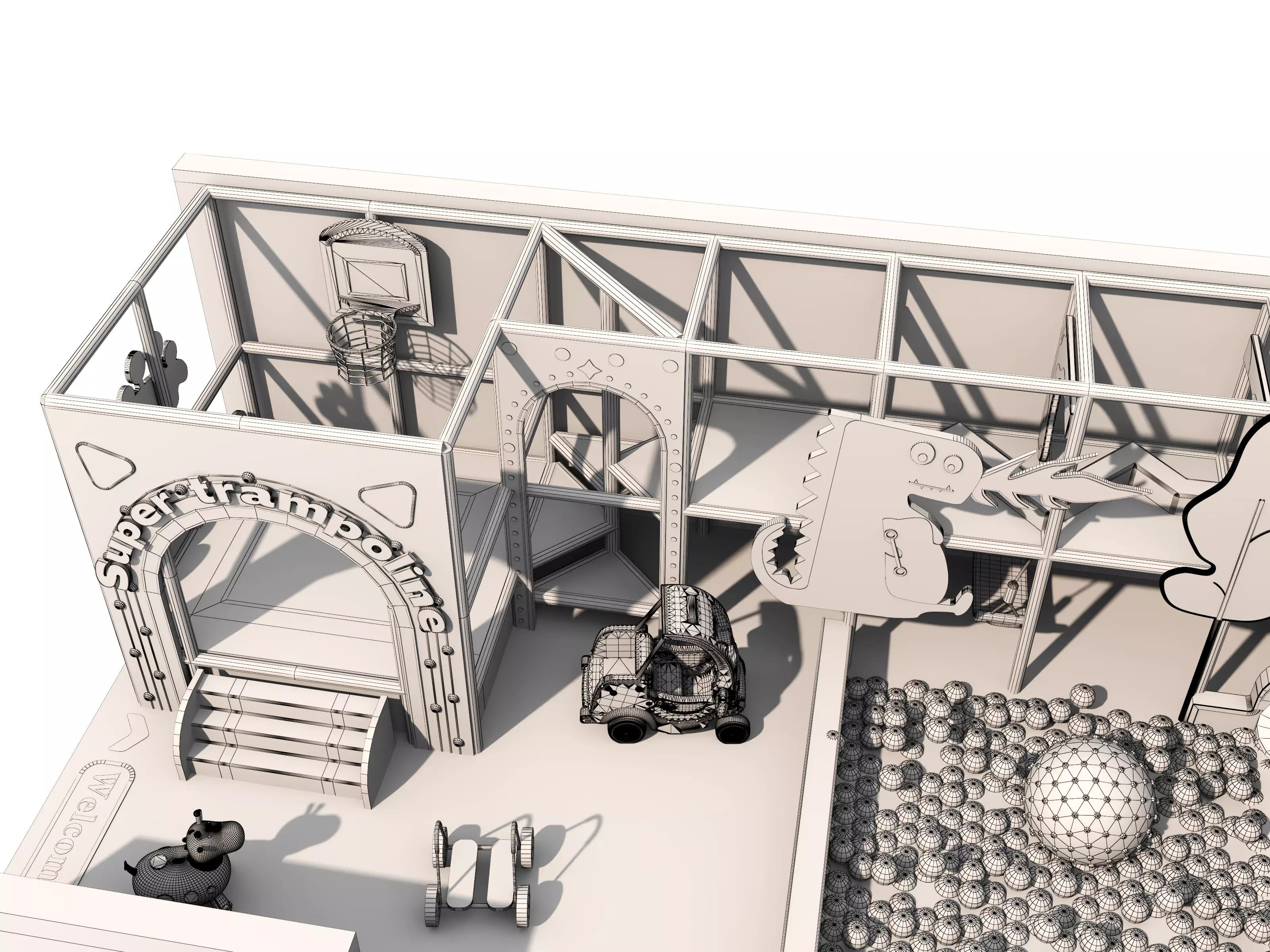 Children playground 3D model_18