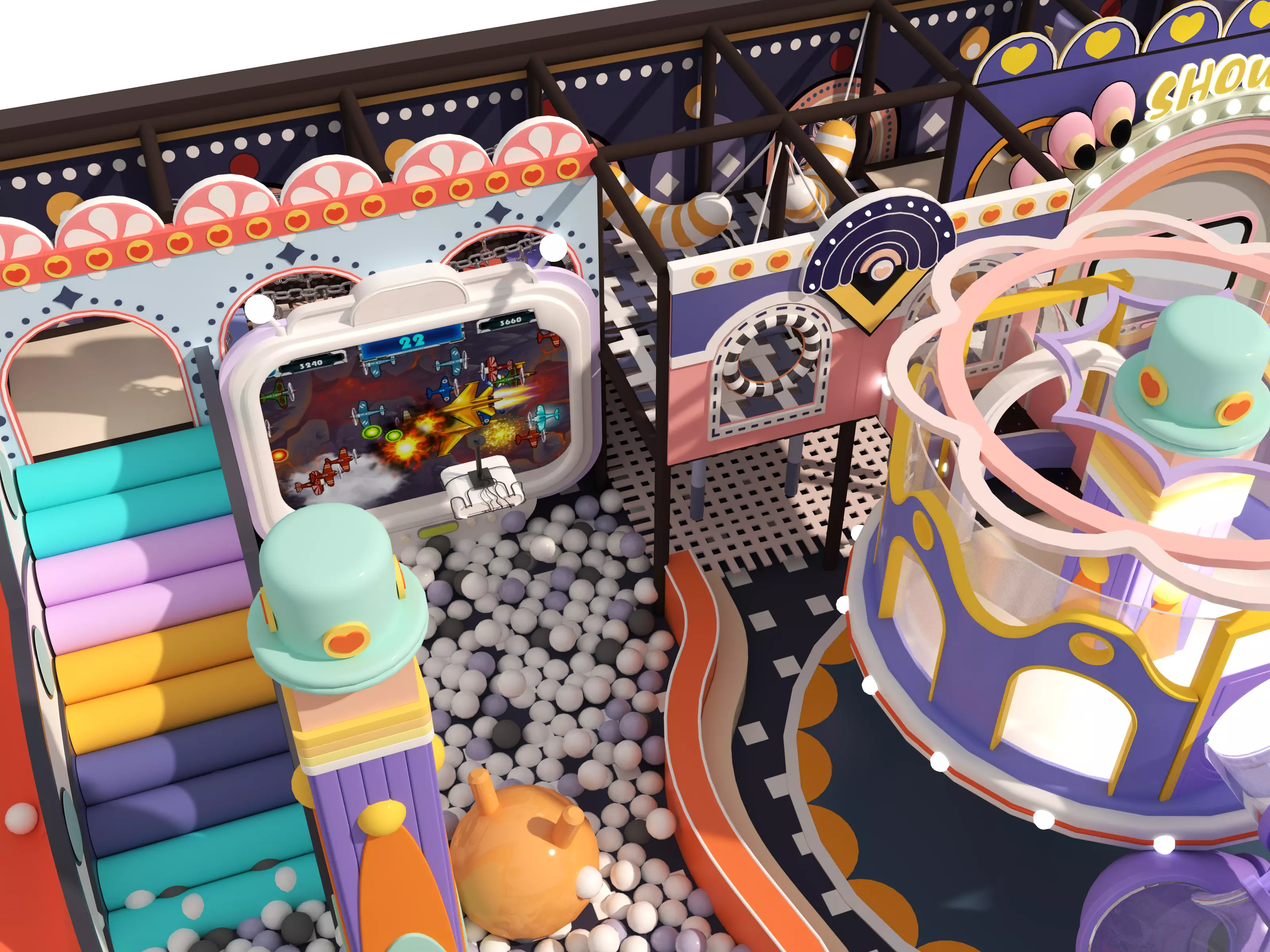 Children playground 3D model_11