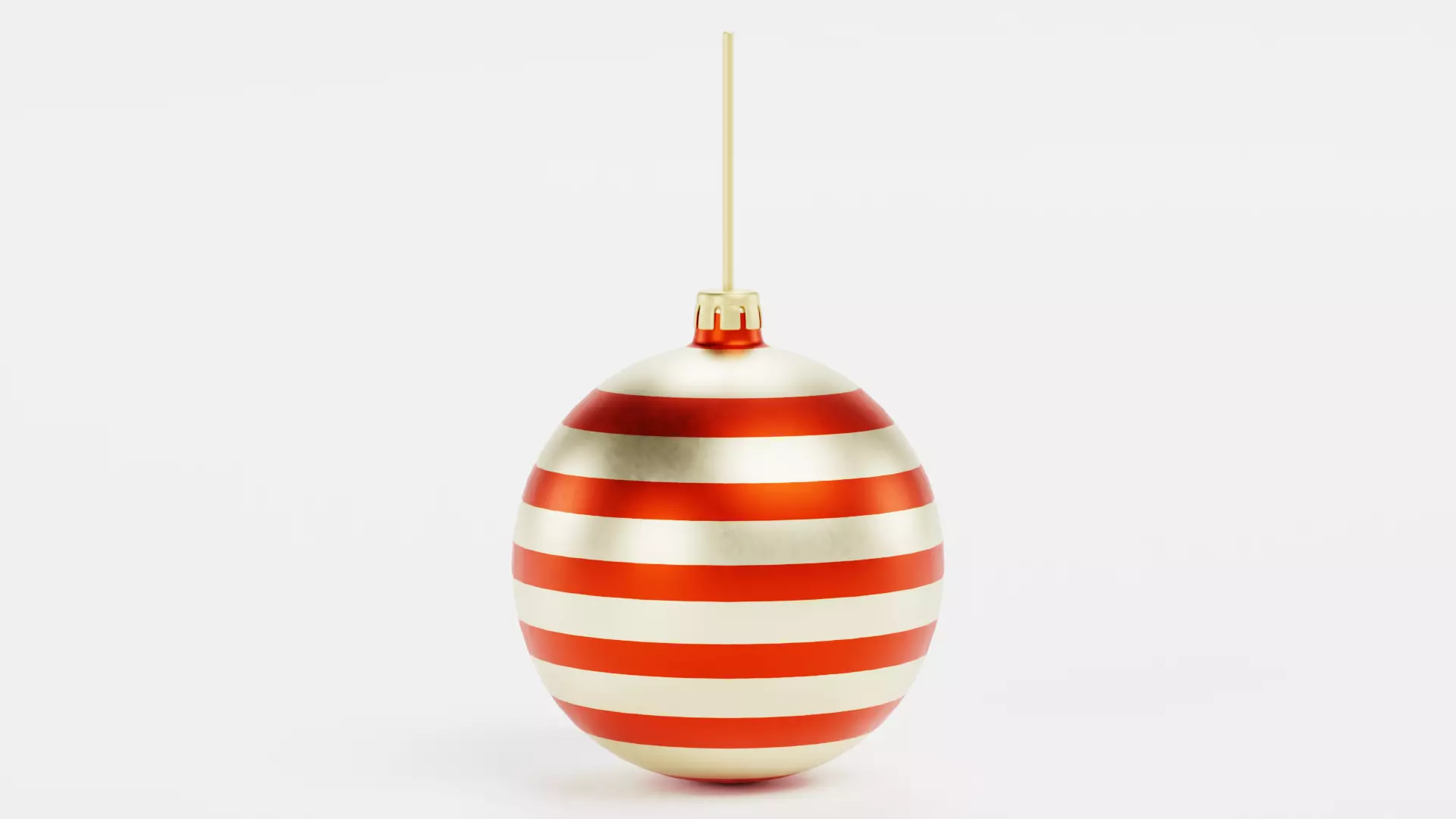 Christmas Ball Ornament V5 Low-poly 3D model