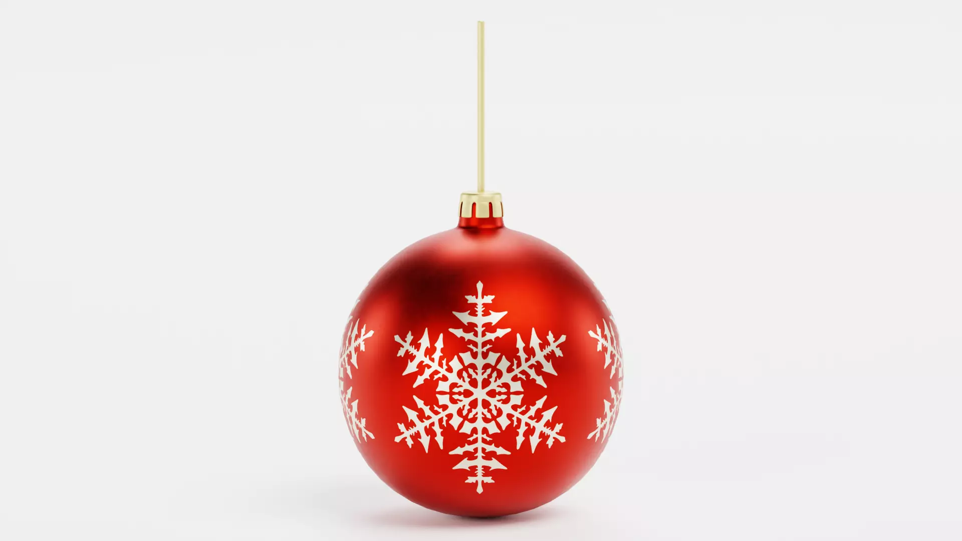 Christmas Ball Ornament V6 Low-poly 3D model