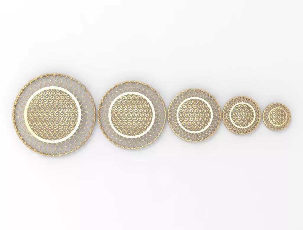 Fusion Quwaiti Pendant Set 02 3D print model_2