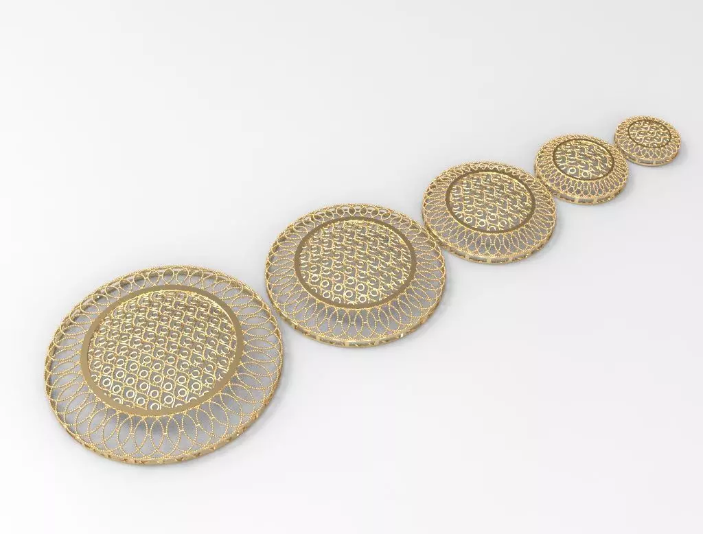 Fusion Quwaiti Pendant Set 02 3D print model_0