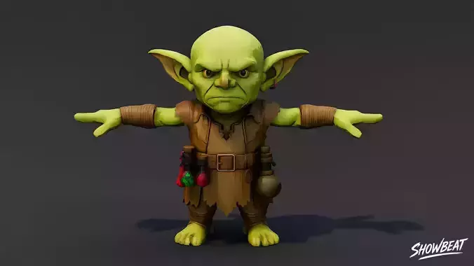 Alchemist Goblin T-Pose