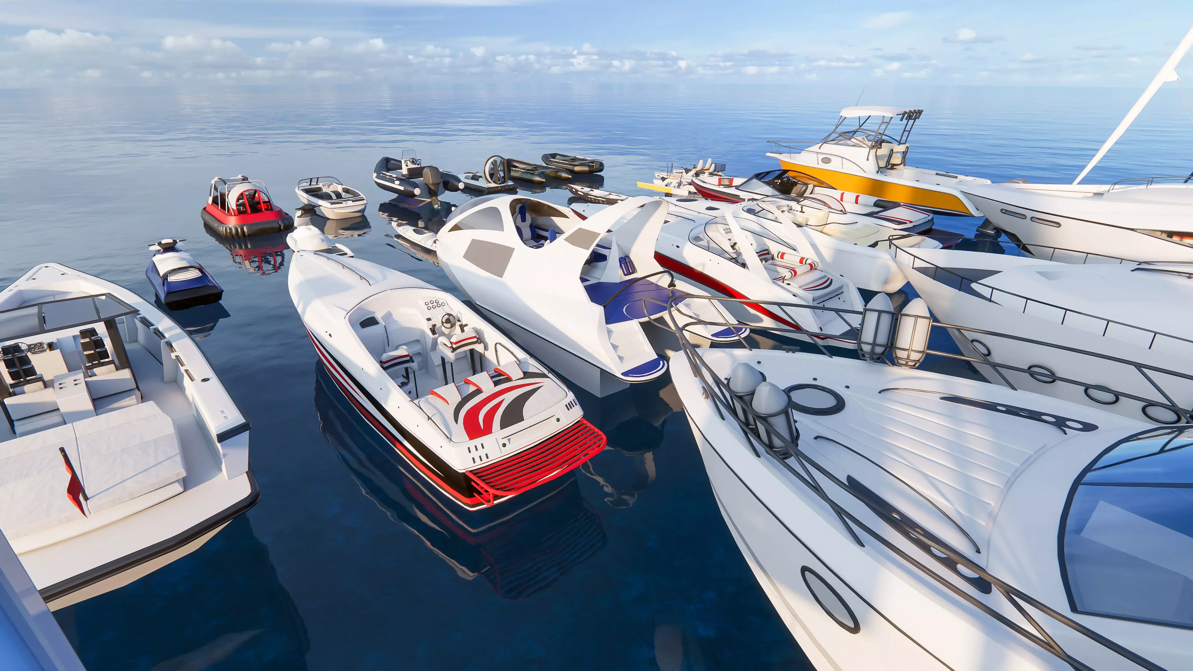 Yacht boat cruise collecttion 1 3D model_10