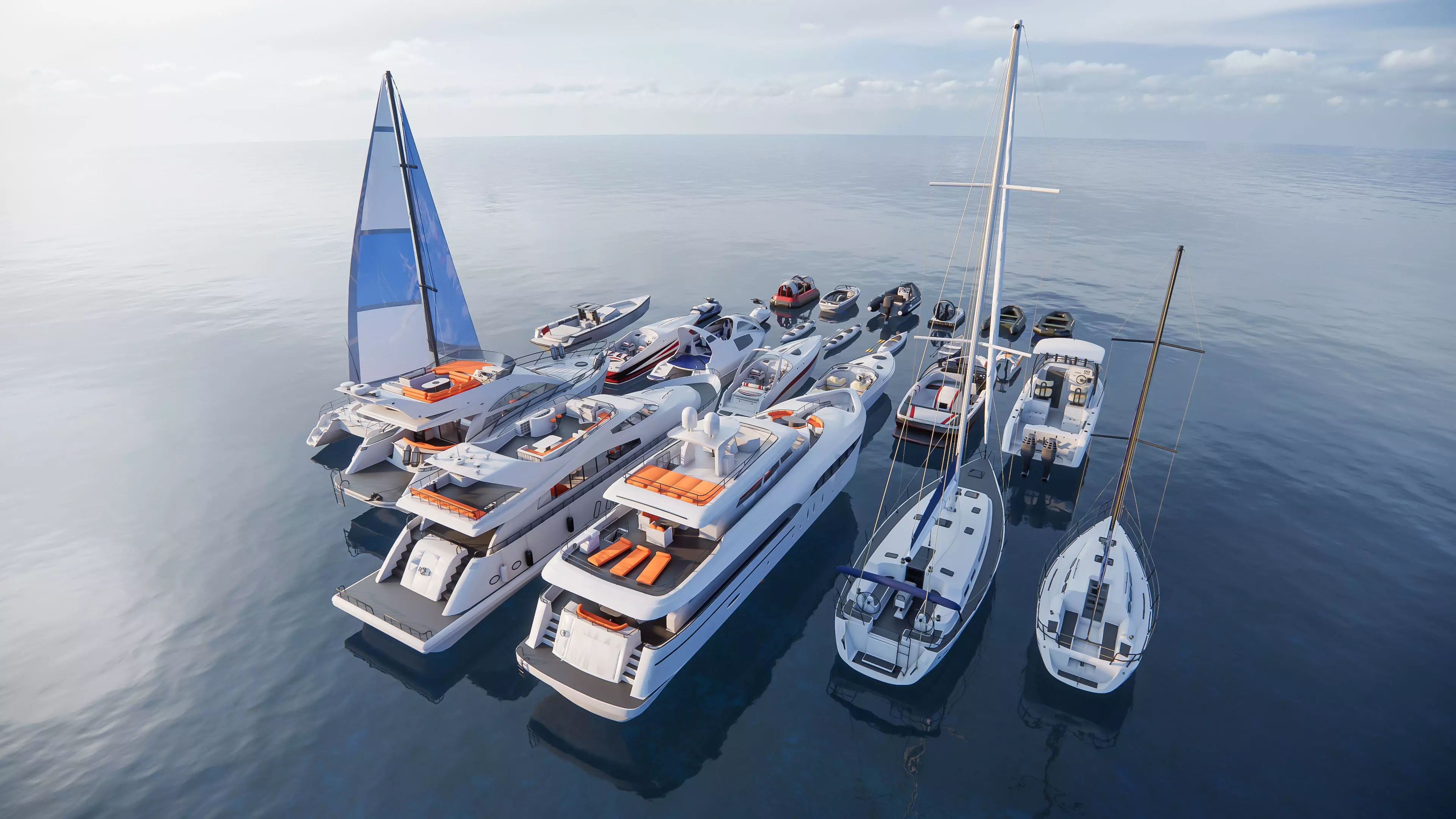 Yacht boat cruise collecttion 1 3D model_17