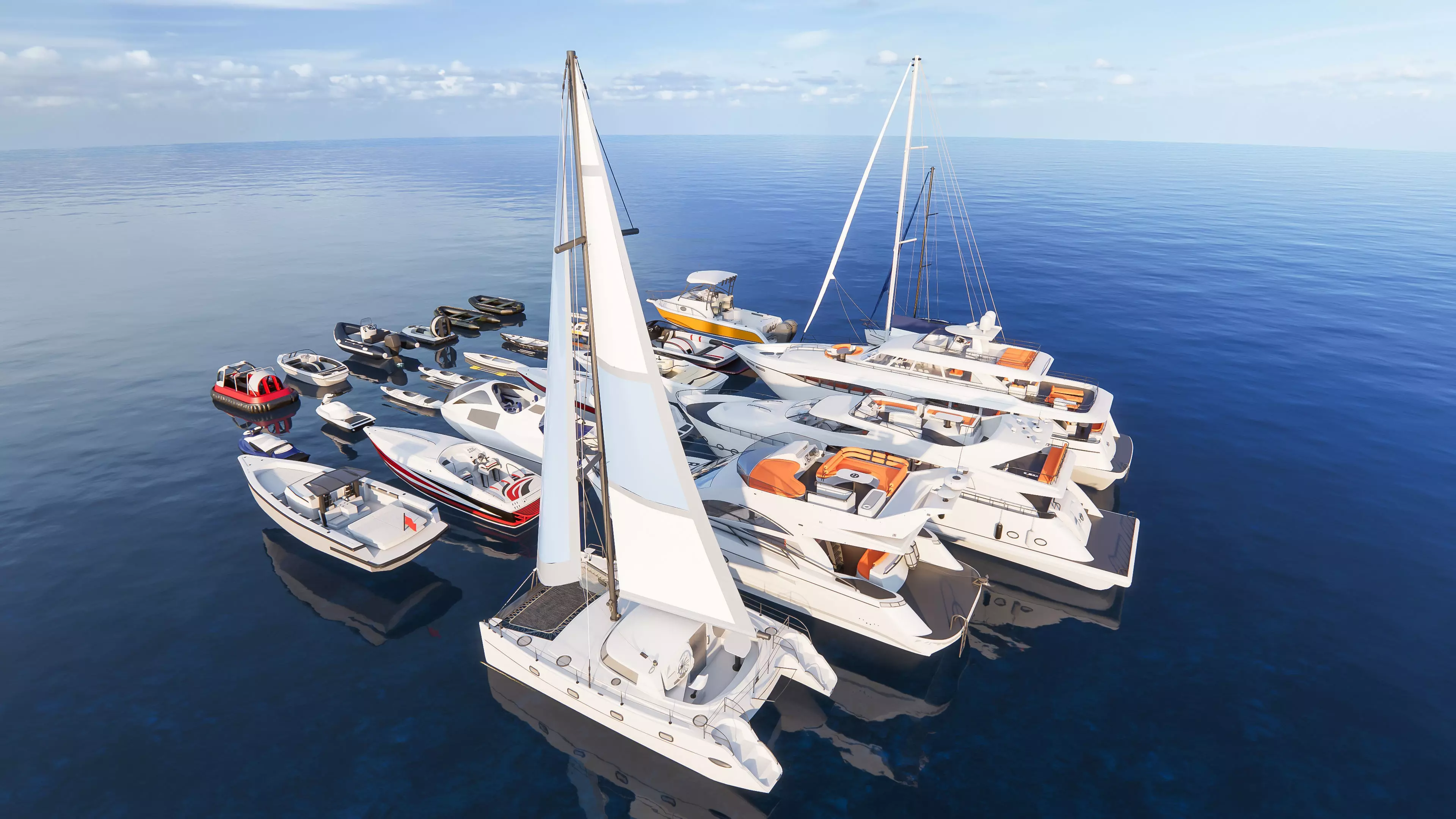 Yacht boat cruise collecttion 1 3D model_11