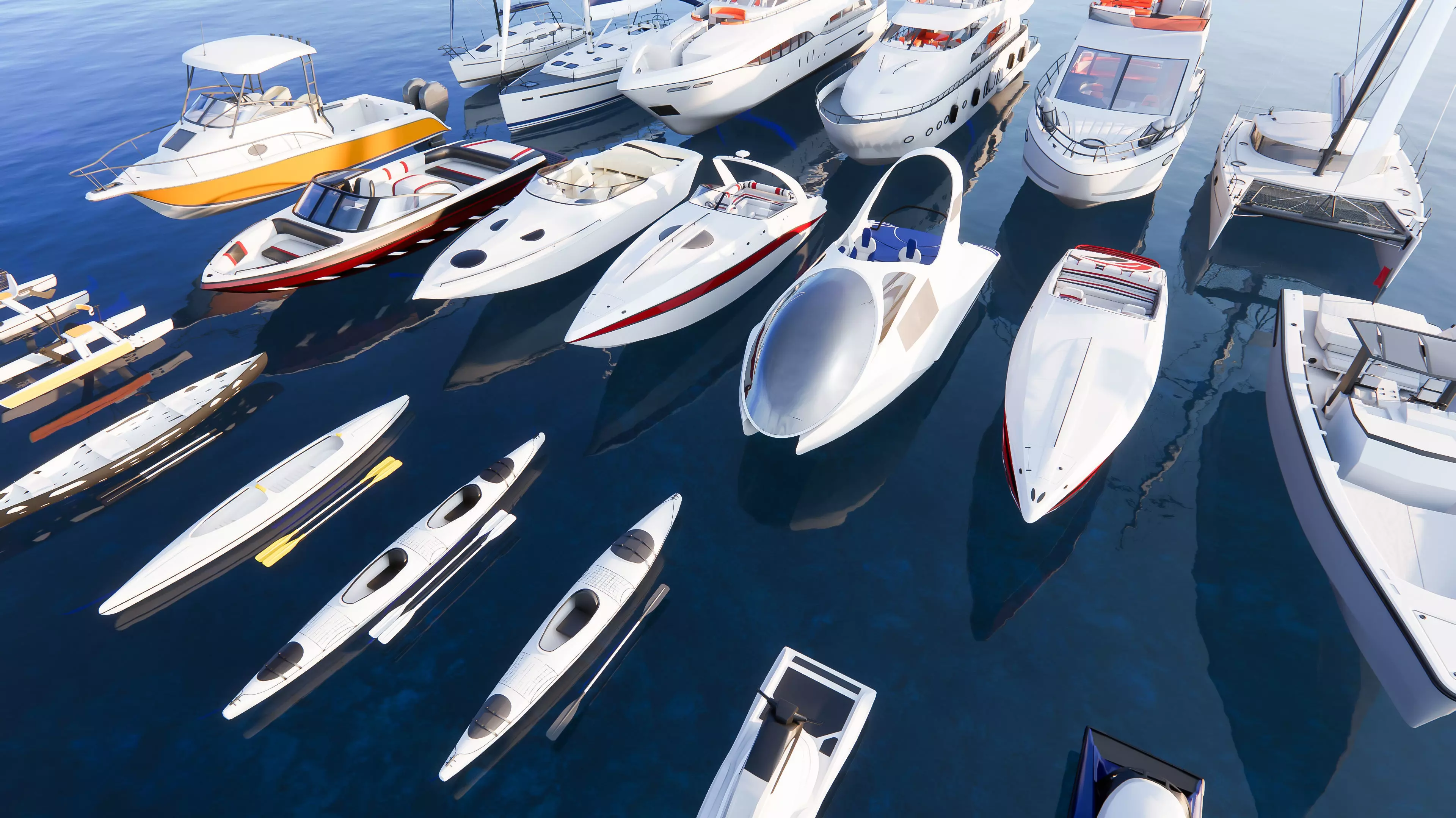 Yacht boat cruise collecttion 1 3D model_4