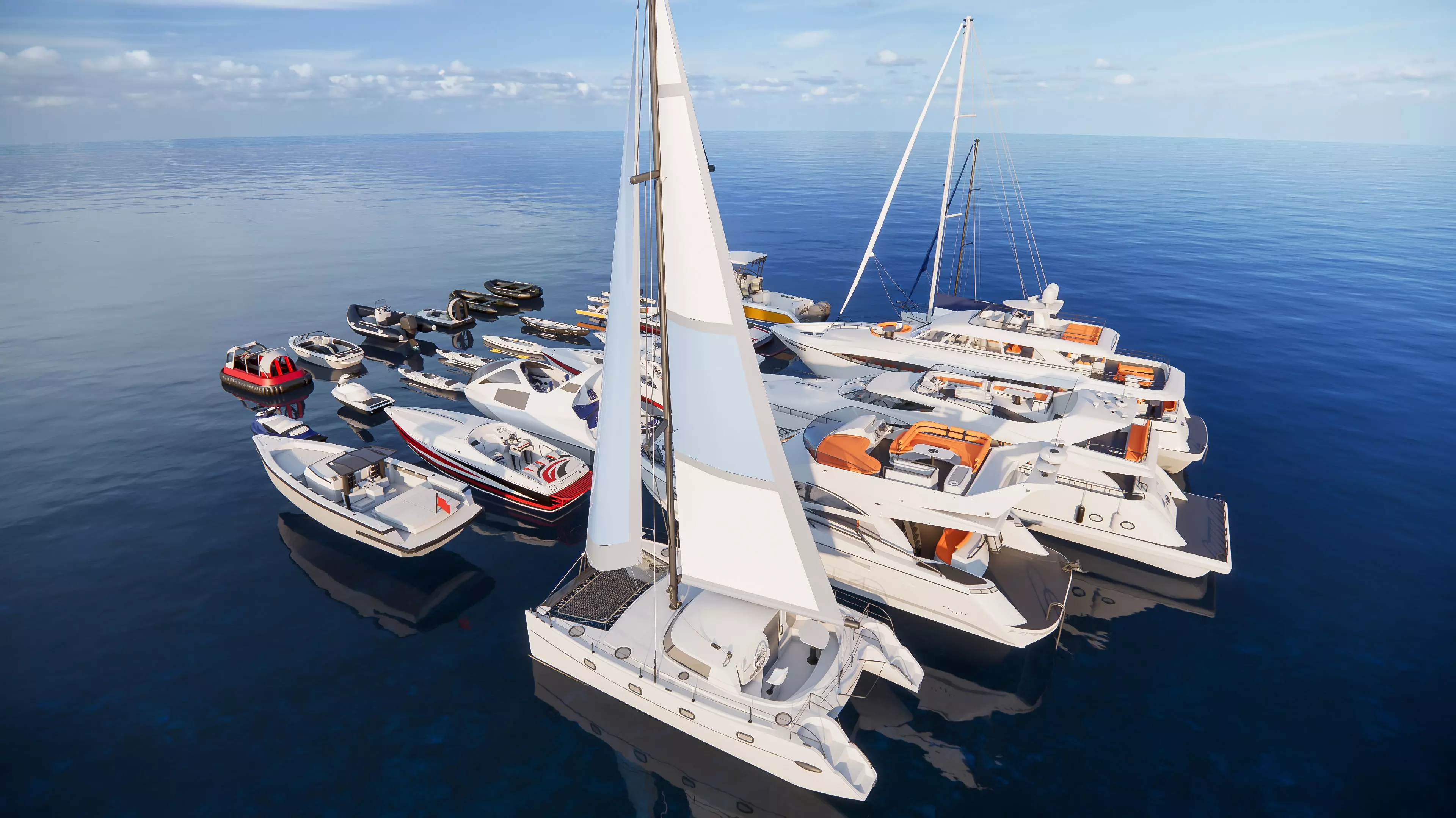 Yacht boat cruise collecttion 1 3D model_19