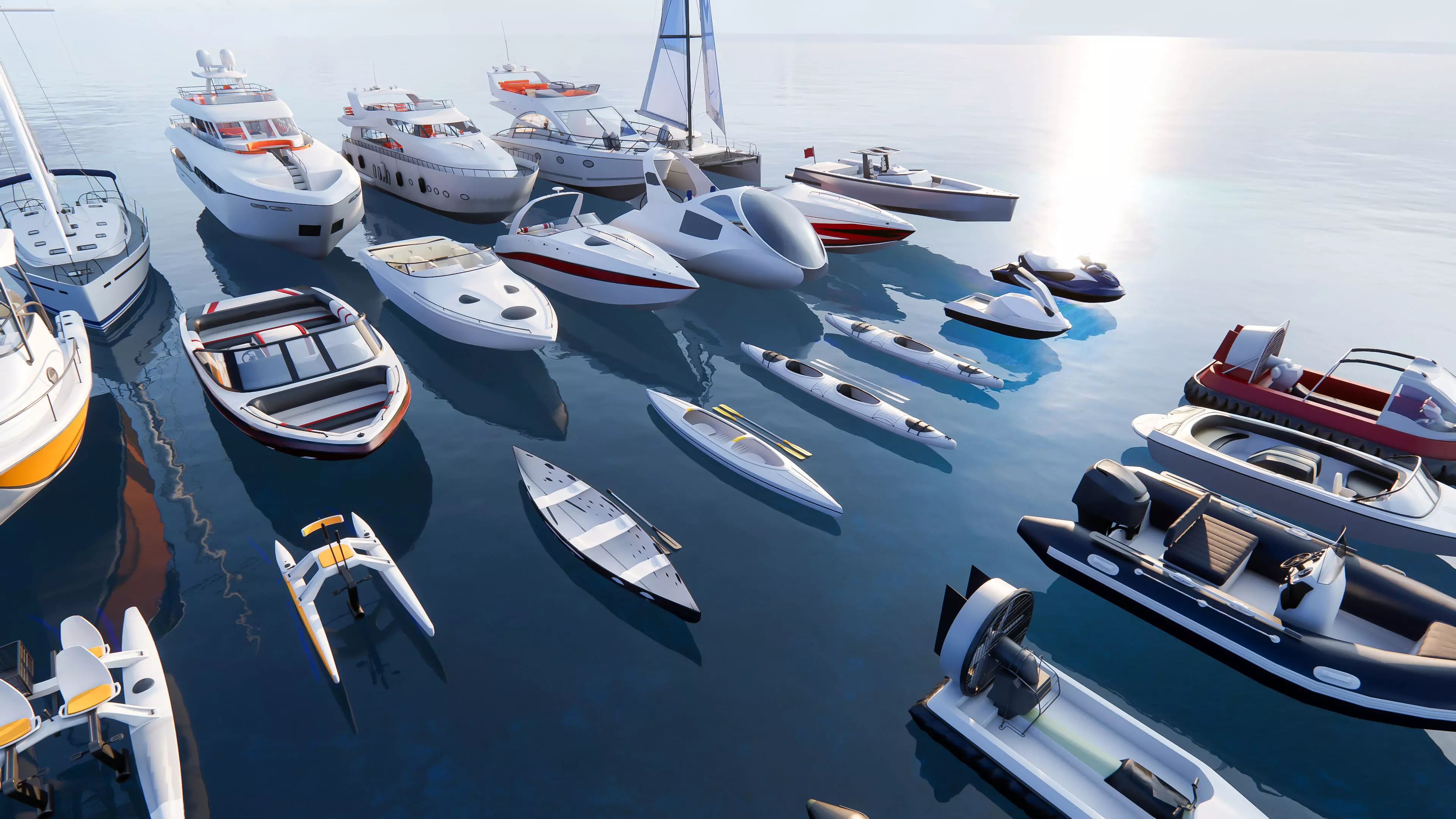 Yacht boat cruise collecttion 1 3D model_3
