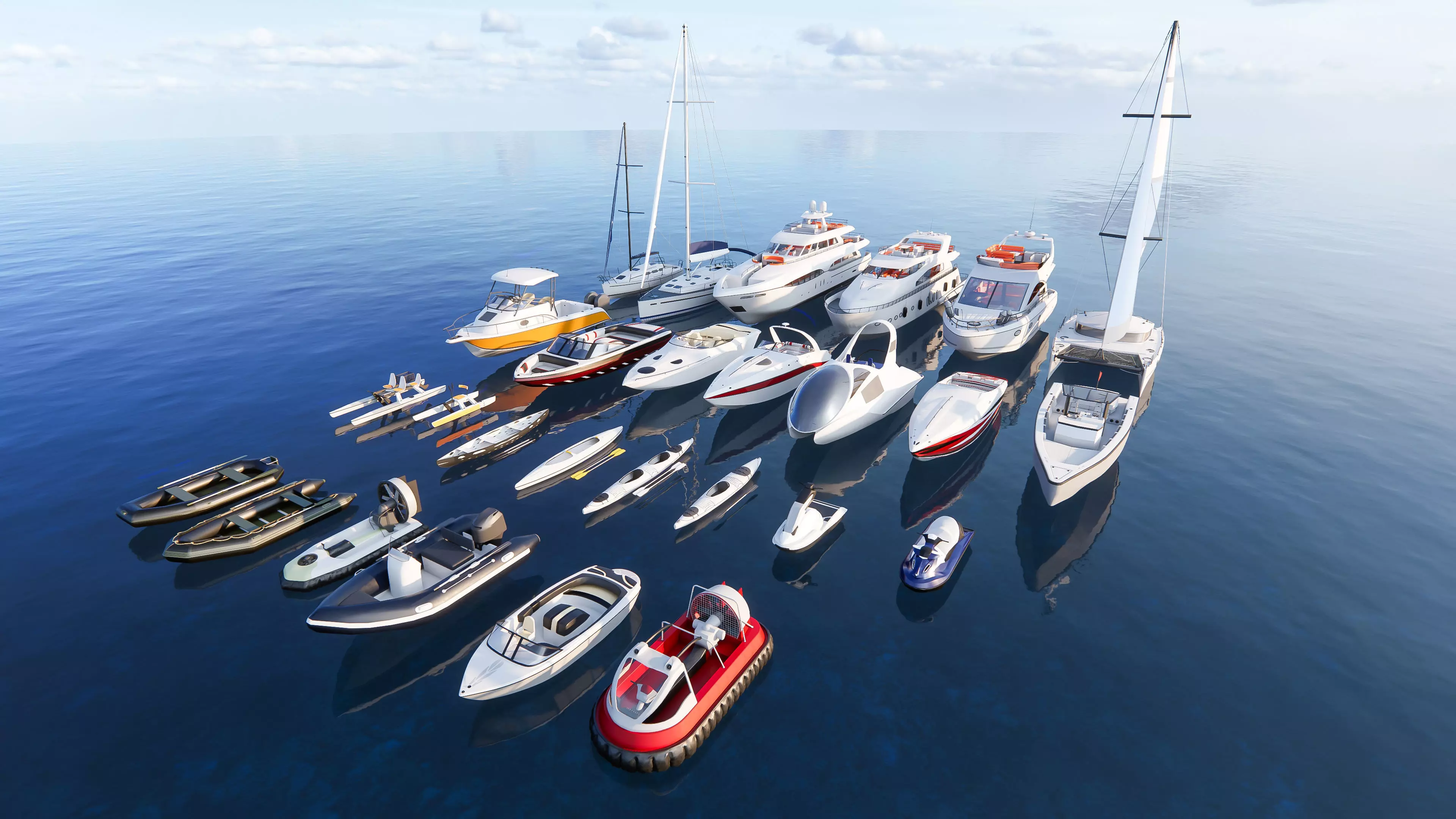 Yacht boat cruise collecttion 1 3D model_1