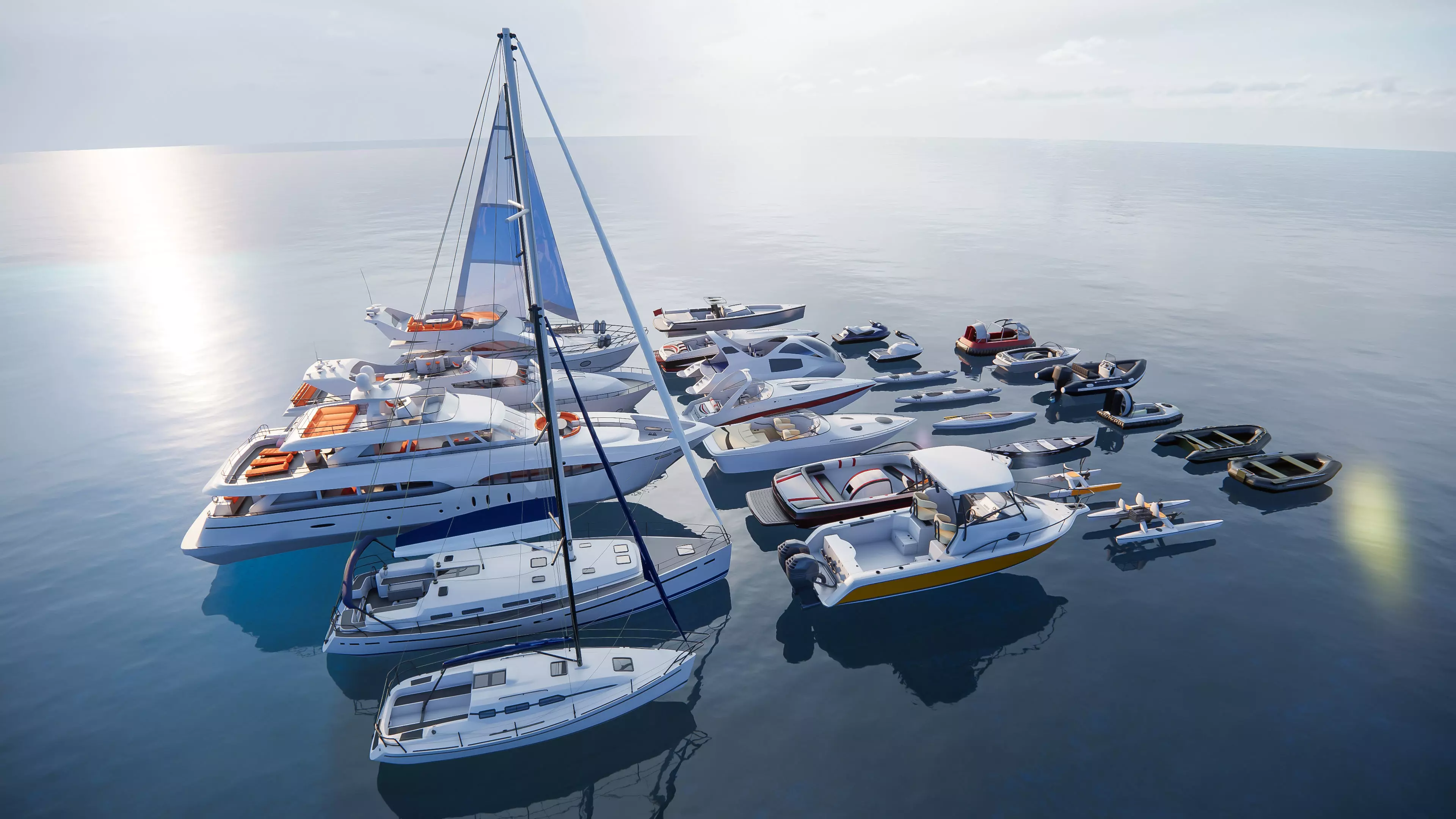 Yacht boat cruise collecttion 1 3D model_16