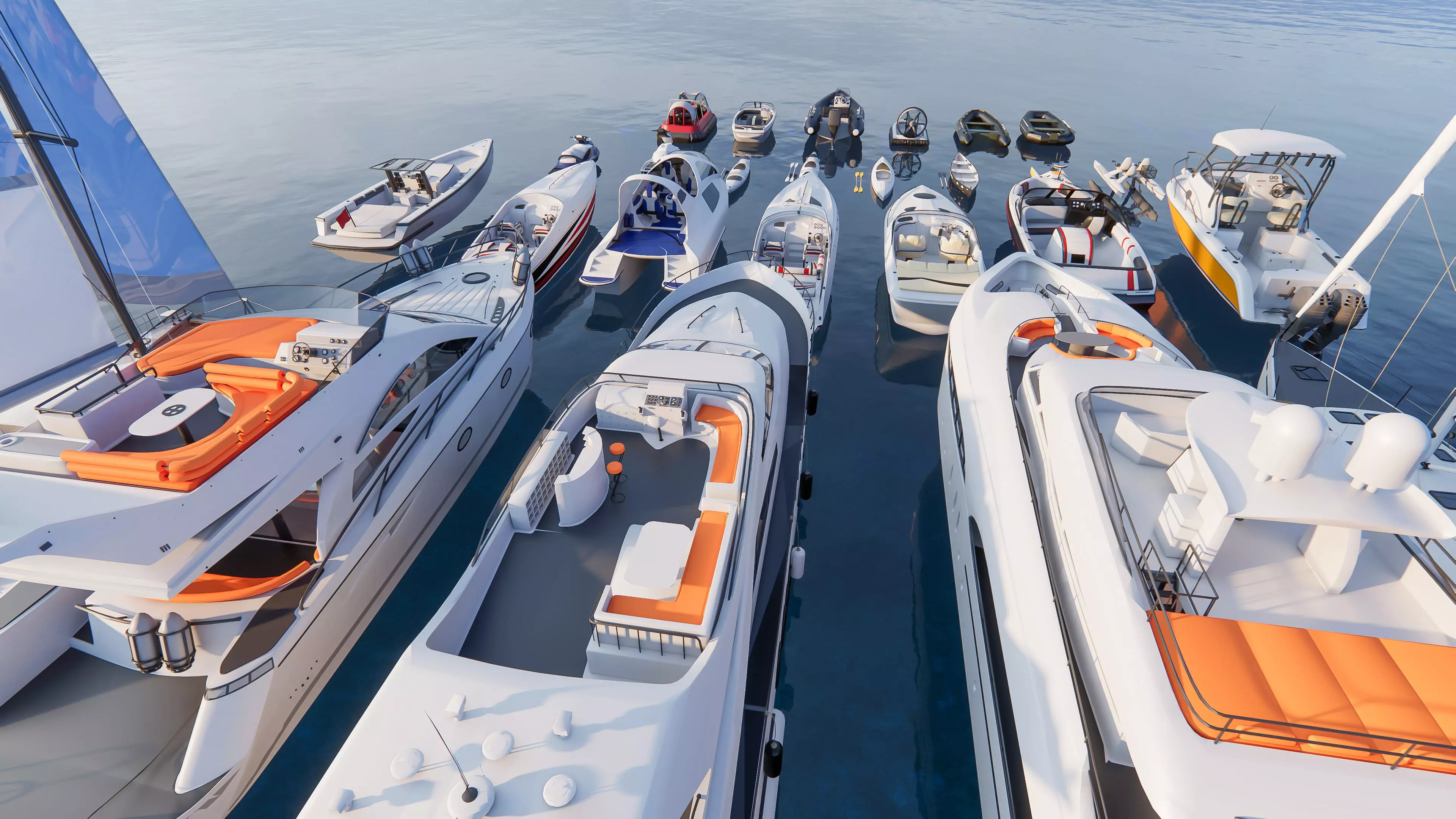 Yacht boat cruise collecttion 1 3D model_9