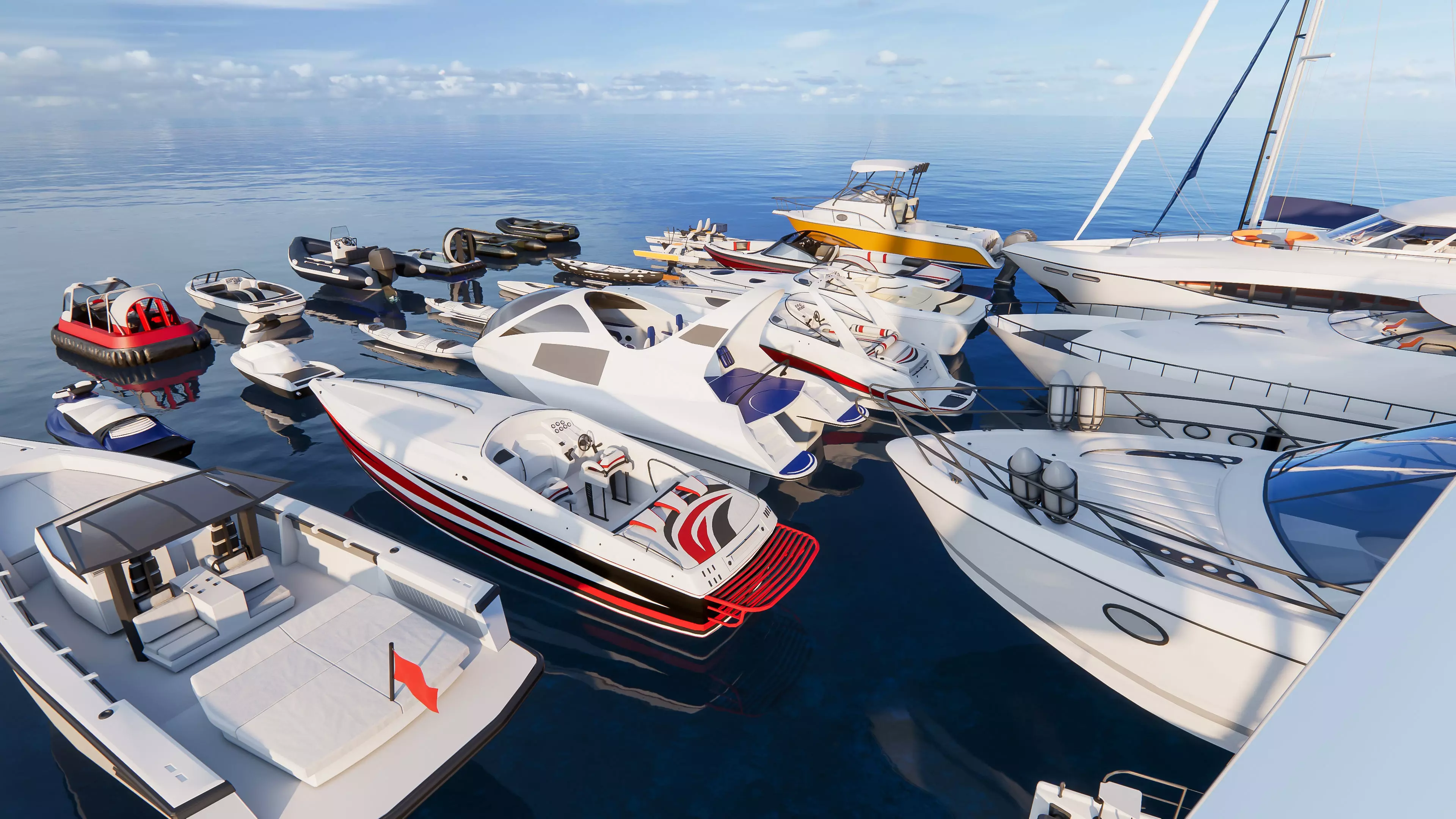 Yacht boat cruise collecttion 1 3D model_12