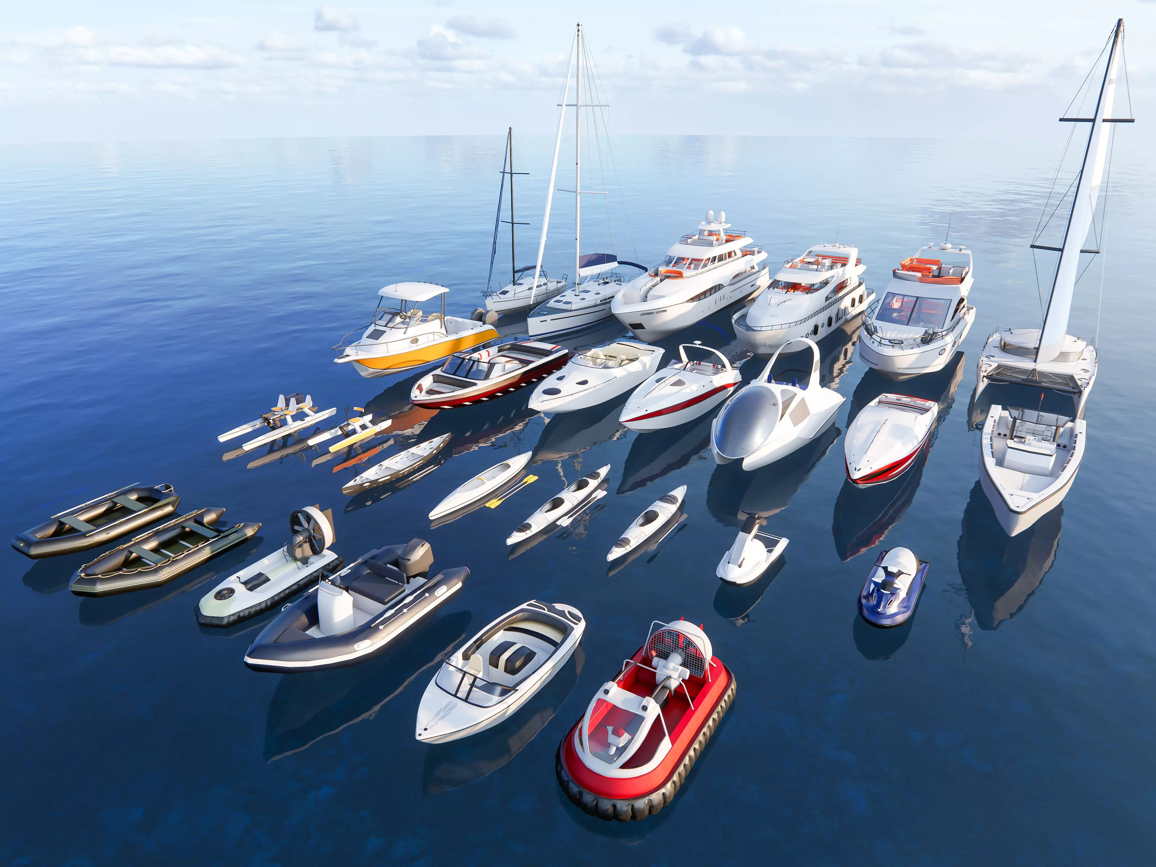 Yacht boat cruise collecttion 1 3D model_0