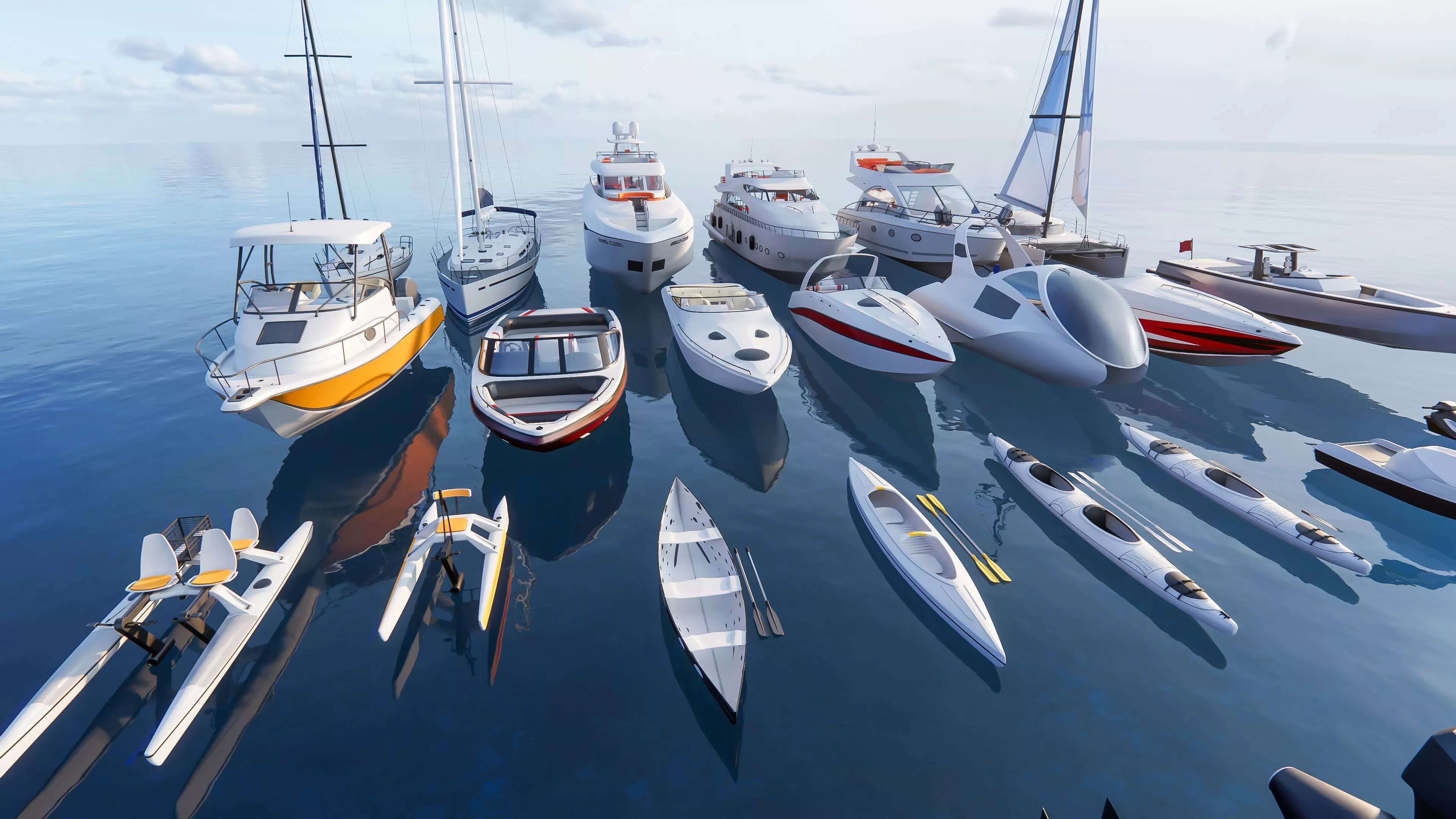 Yacht boat cruise collecttion 1 3D model_6