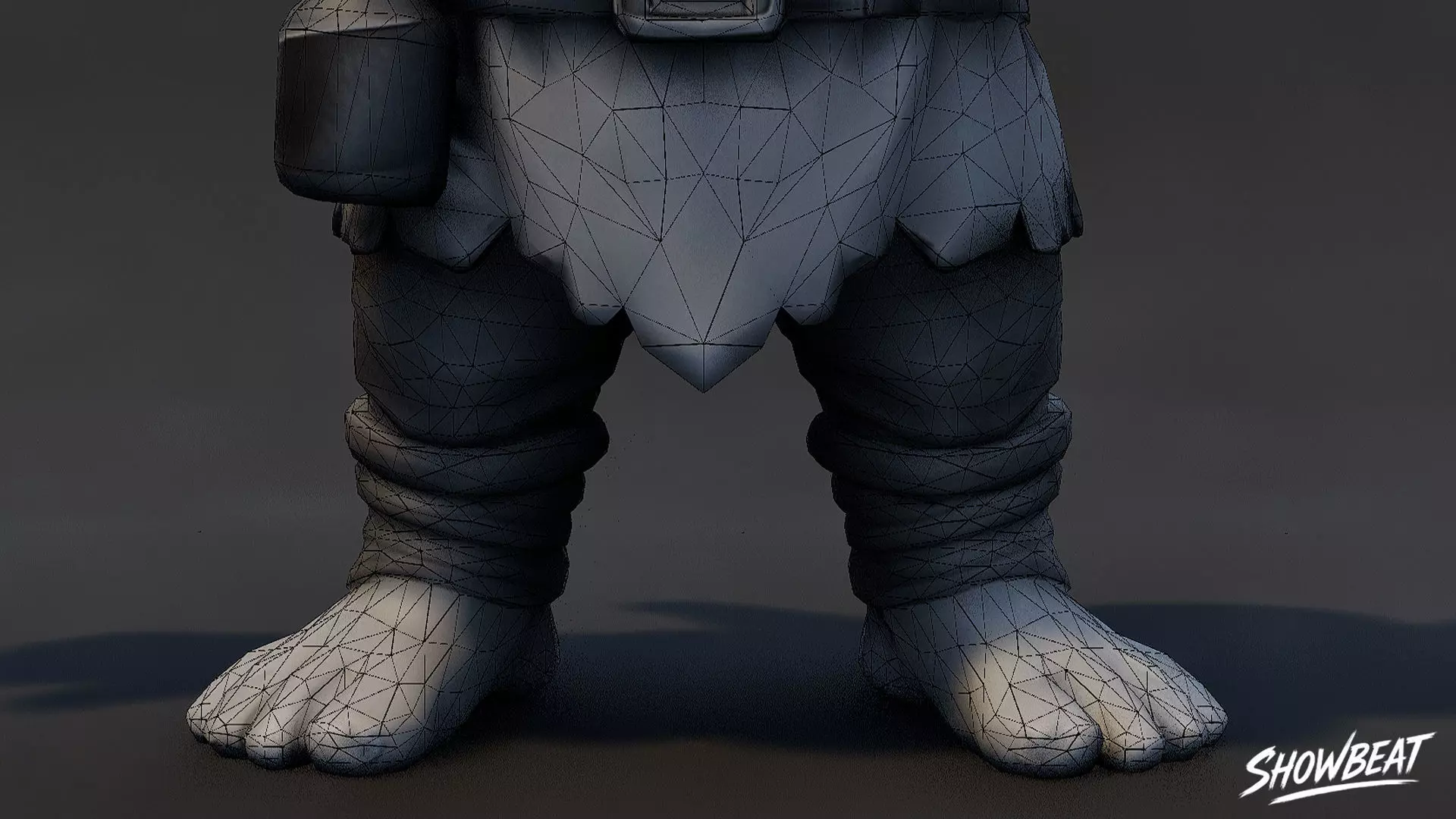 Alchemist Goblin 2 T-Pose Low-poly 3D model_7