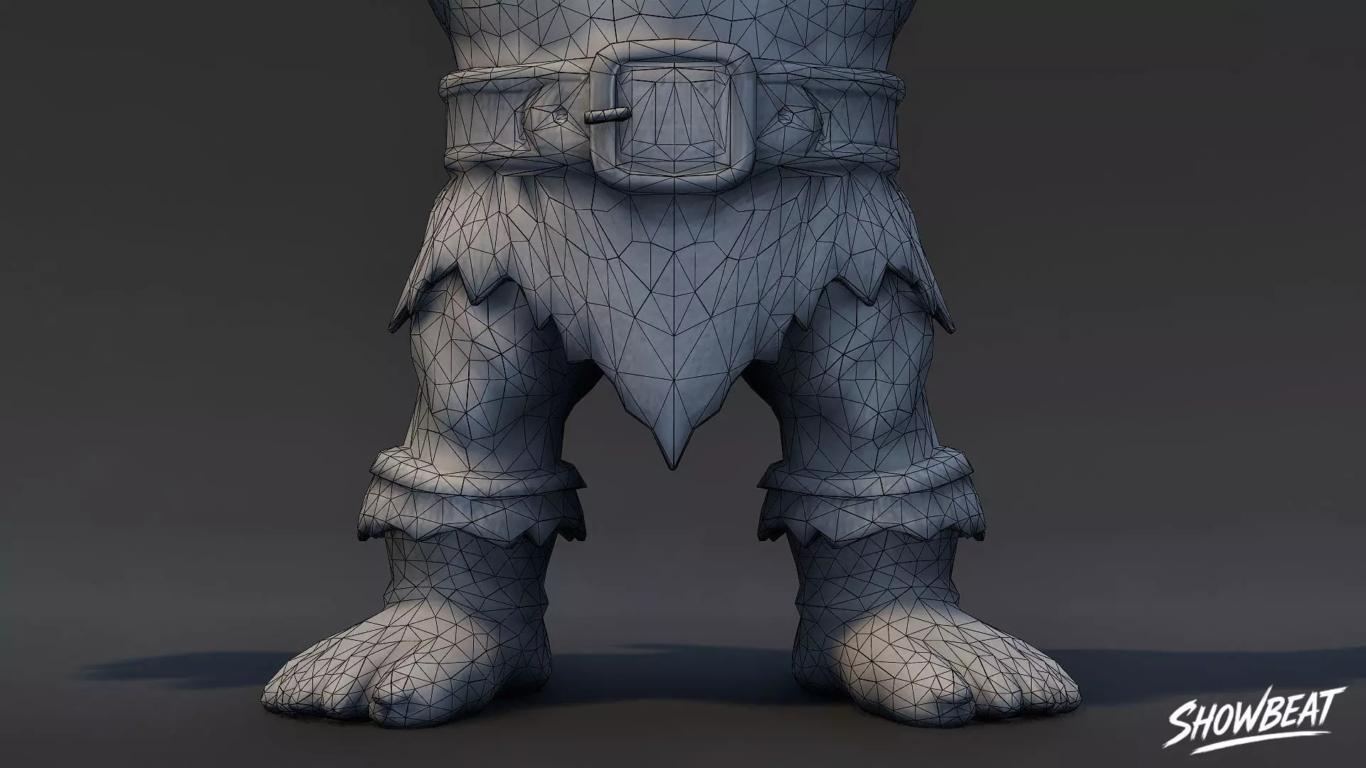 Demon Goblin T-Pose Low-poly 3D model_7