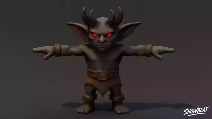 Demon Goblin T-Pose