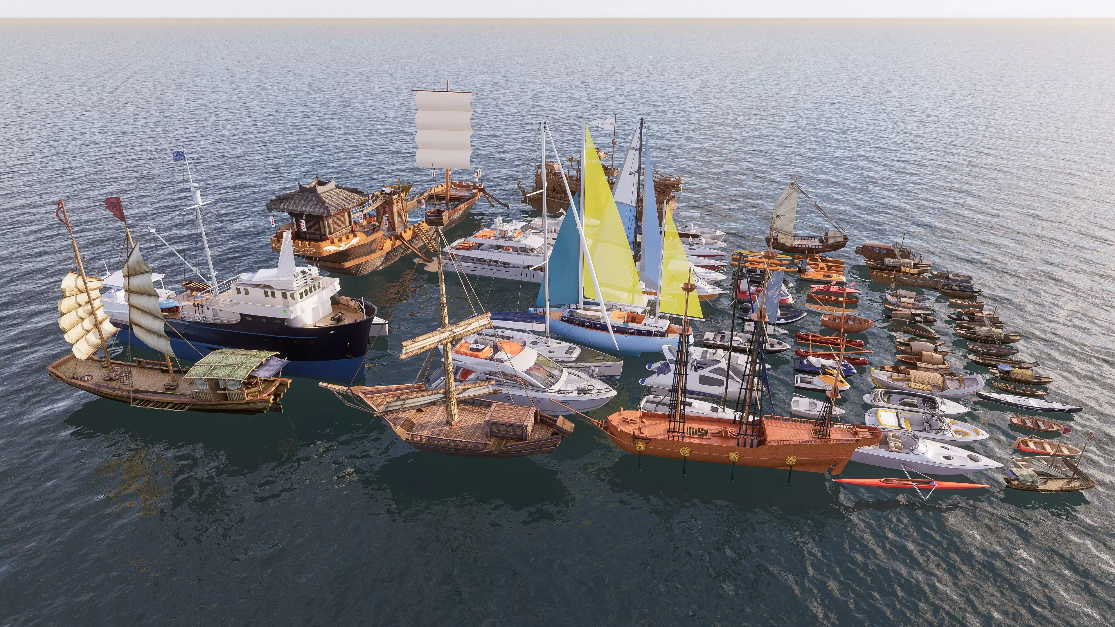 Yacht boat cruise collecttion 2 3D model_17