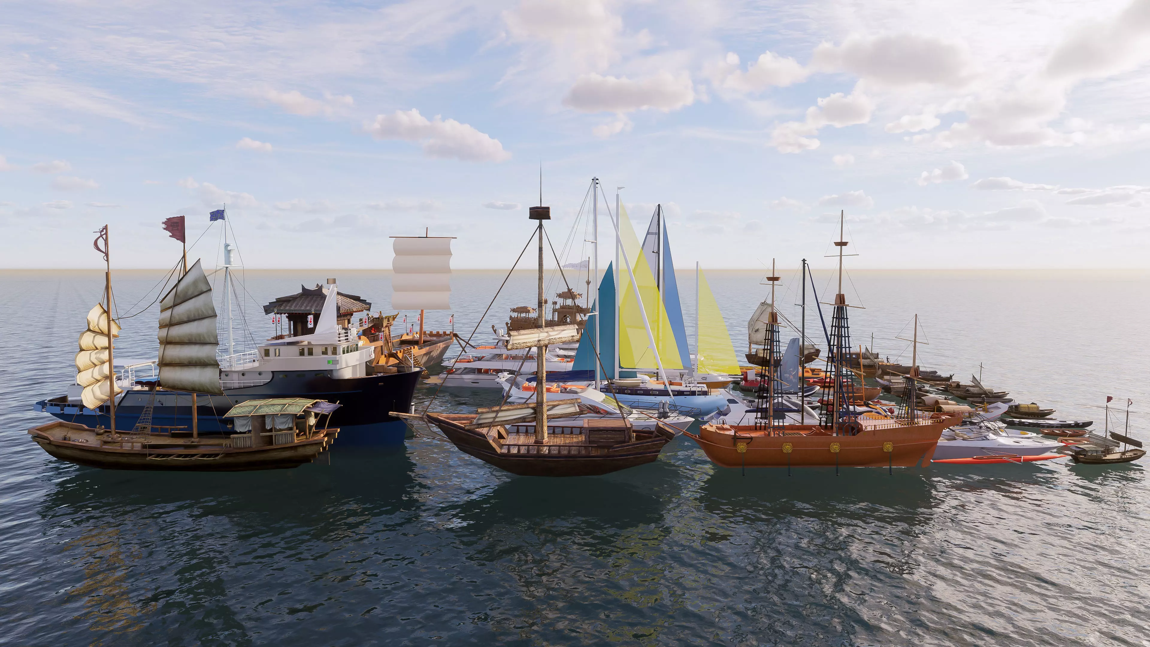 Yacht boat cruise collecttion 2 3D model_6