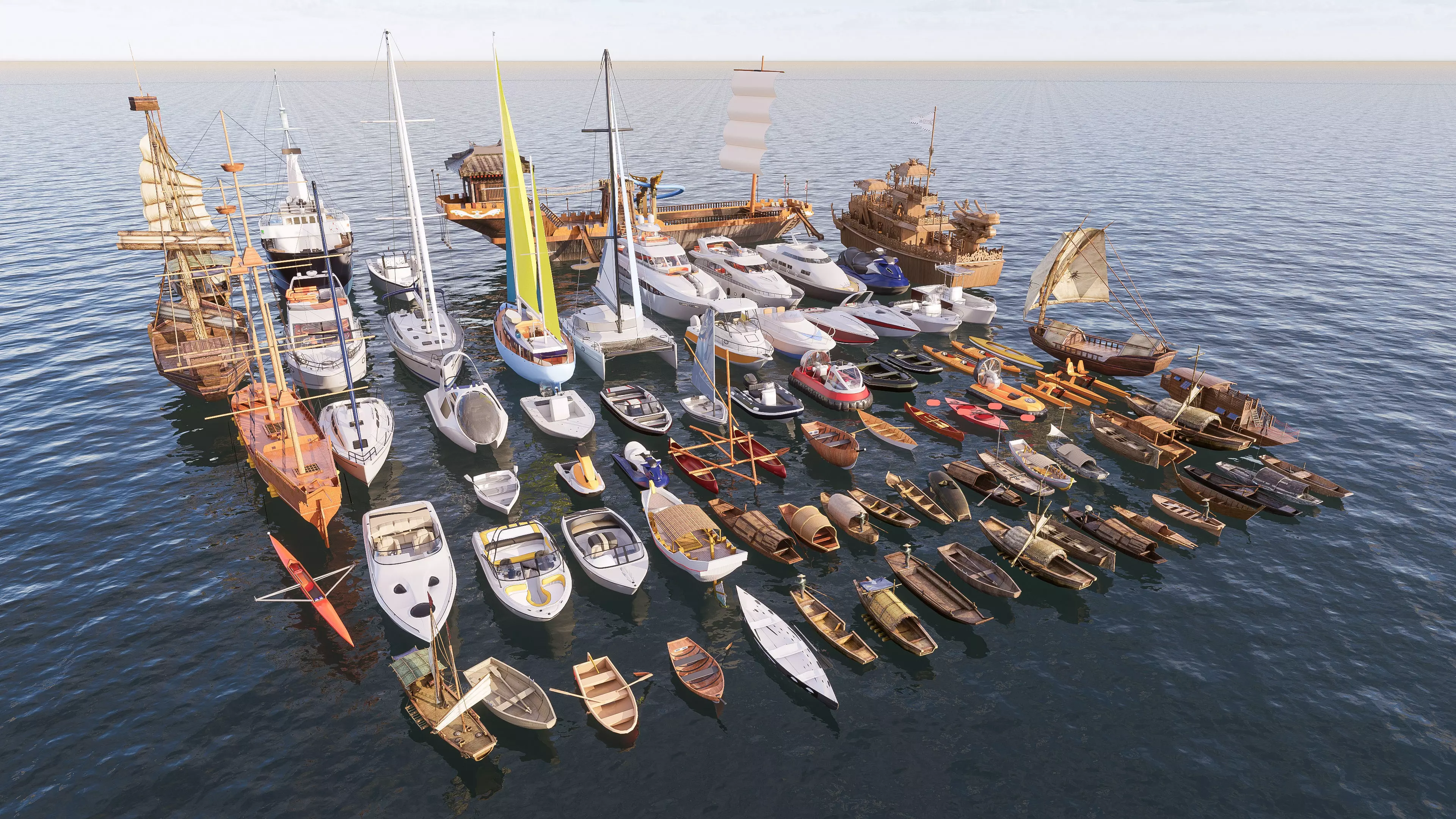 Yacht boat cruise collecttion 2 3D model_16