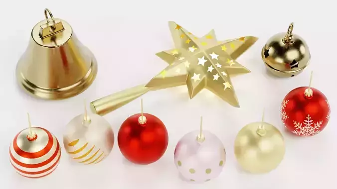 Christmas Ornament Collection - Decorative Set