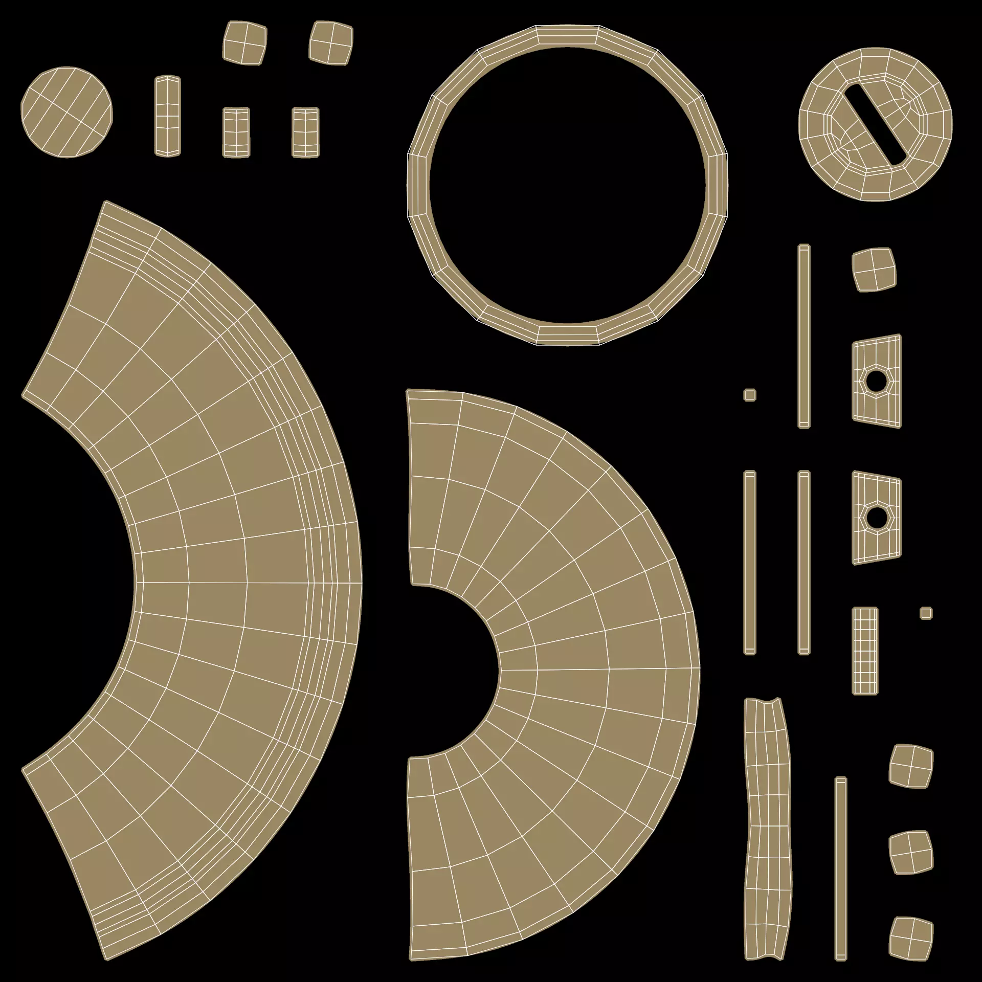 Christmas Ornament Collection - Decorative Set Low-poly 3D model_11